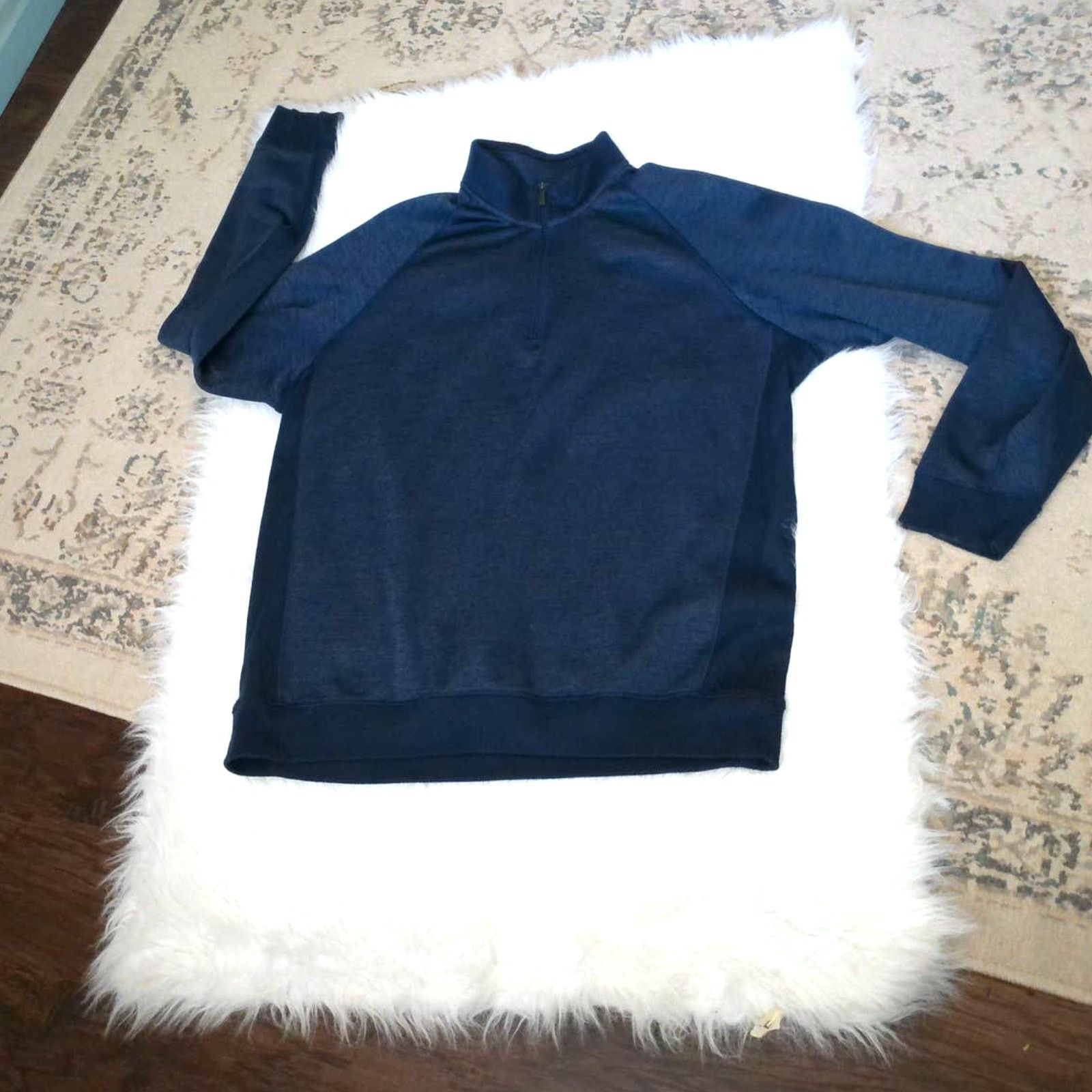 Under Armour Under Armour Sweater Navy Cold Gear 1/4 Zip Mens 2XL Size US XXL / EU 58 / 5 - 4 Thumbnail