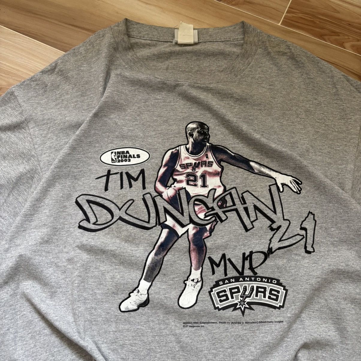 Lee × NBA × Vintage Vintage 2000s Tim Duncan MVP 21’ San Antonia SPURS Size US XL / EU 56 / 4 - 2 Thumbnail