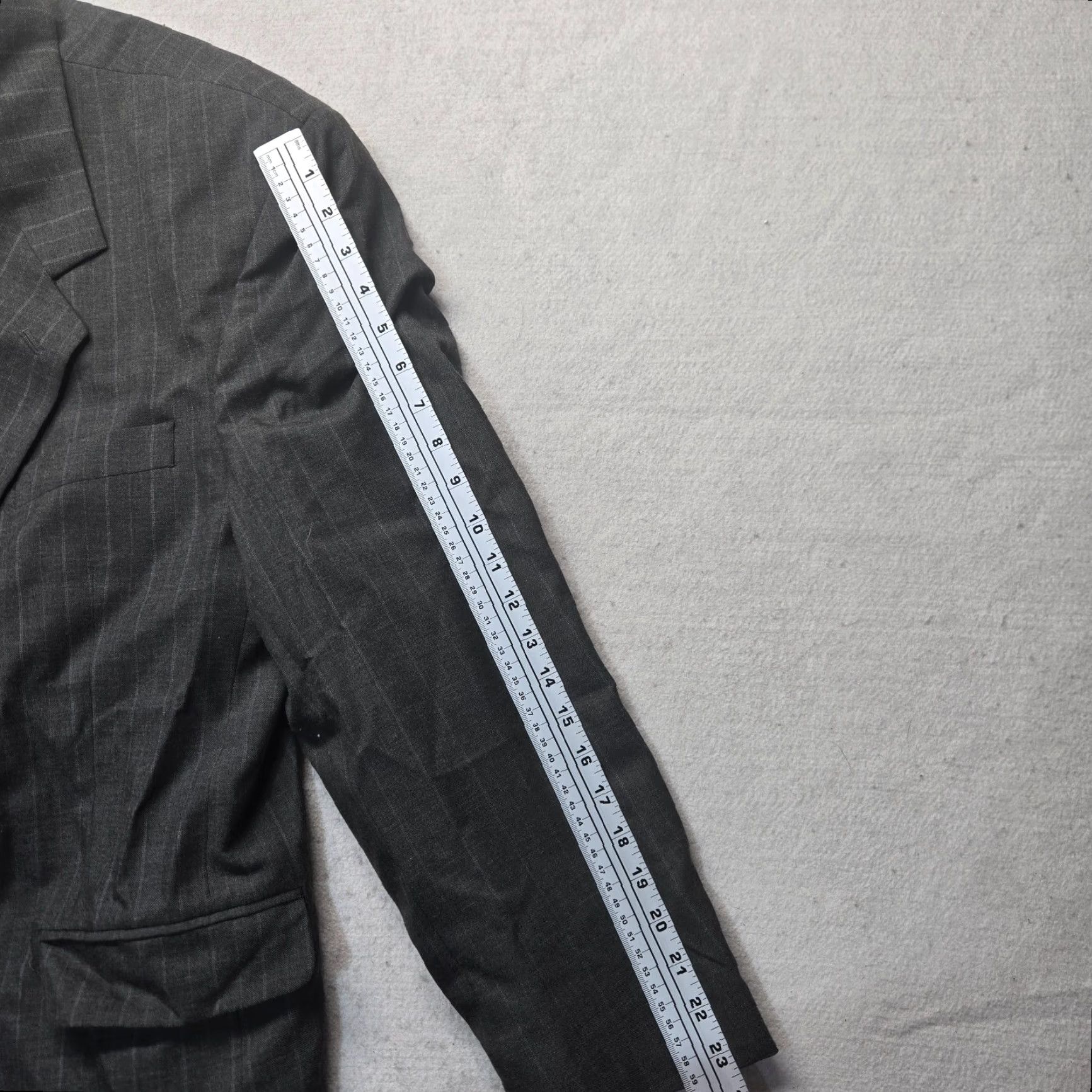 Vintage Kilburne and Finch Blazer Jacket Coat Black 2 Button Adult Men's Size 46R Size 46R - 7 Thumbnail