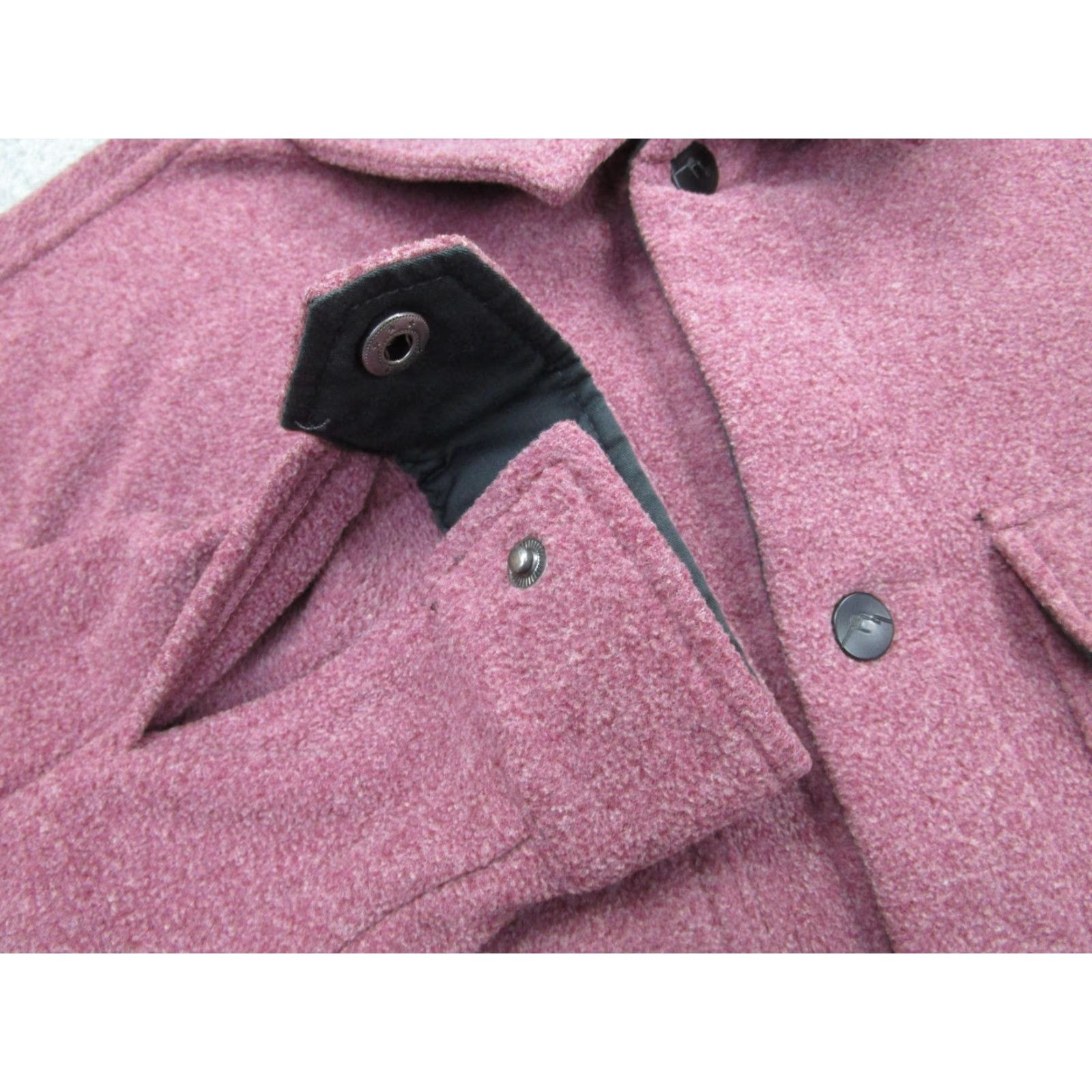 Vintage Passenger Jacket Mens Small Purple Fleece Lined Snap Front Shirt Jacket Casual Size US S / EU 44-46 / 1 - 5 Thumbnail