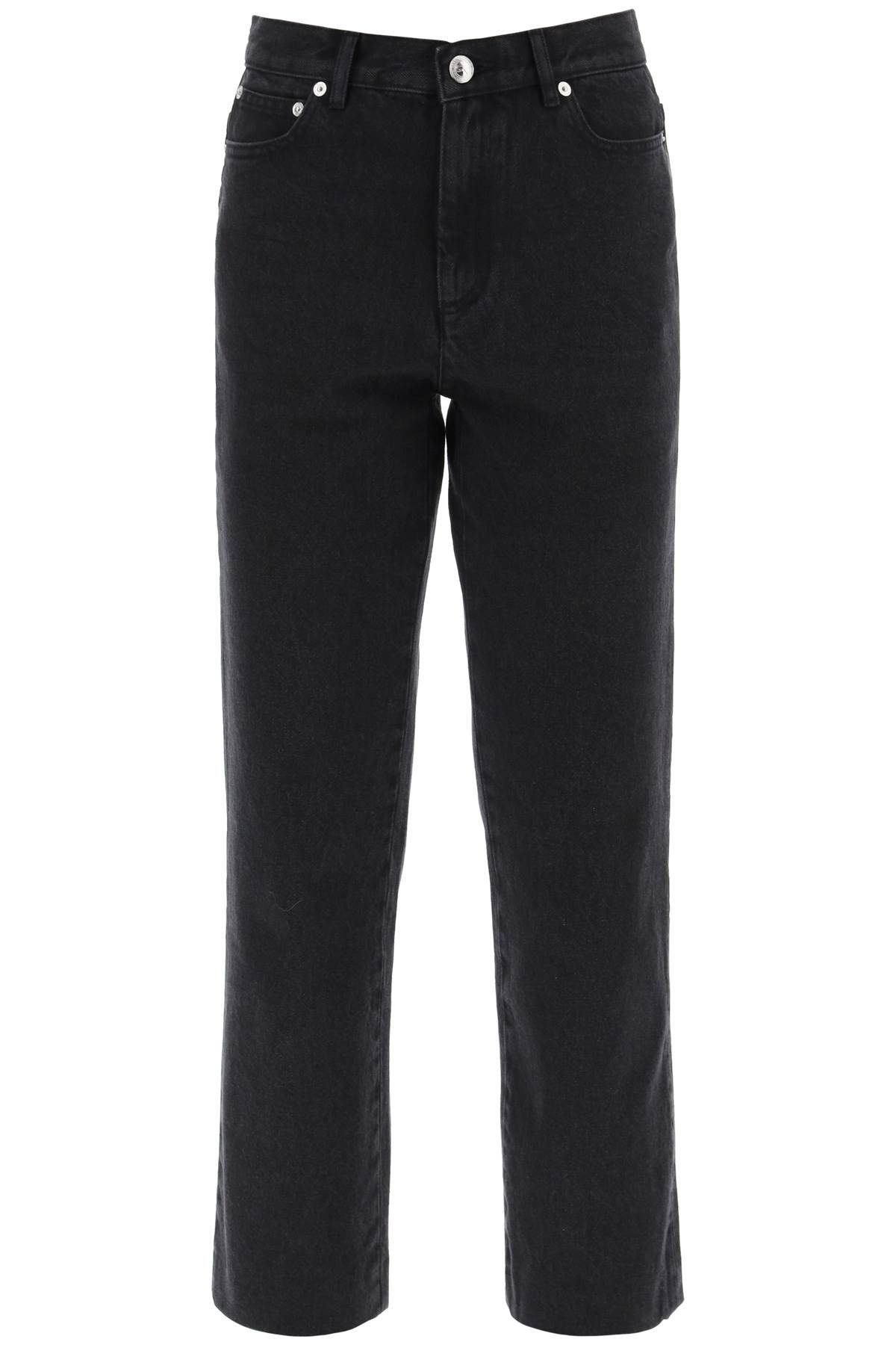 image of A P C New Sailor Jeans in Noir Delave, Women's (Size 26)