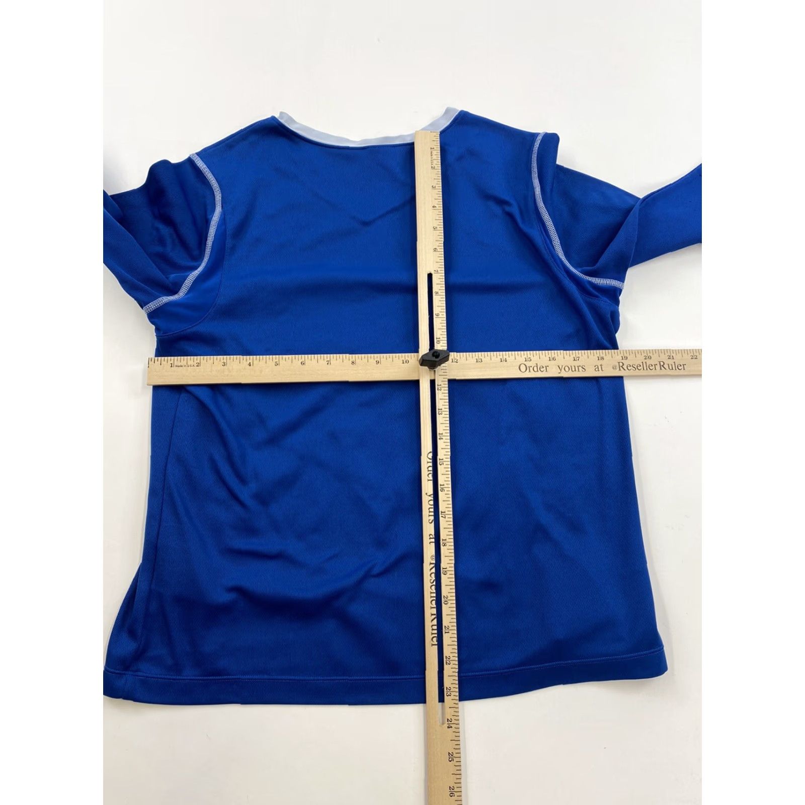 Nike Nike Running Shirt Women L Blue V-neck Baselayer Long Sleeve Athletic Breathable All Seasons Plus Size L Womens Nike Size L / US 10 / IT 46 - 6 Thumbnail