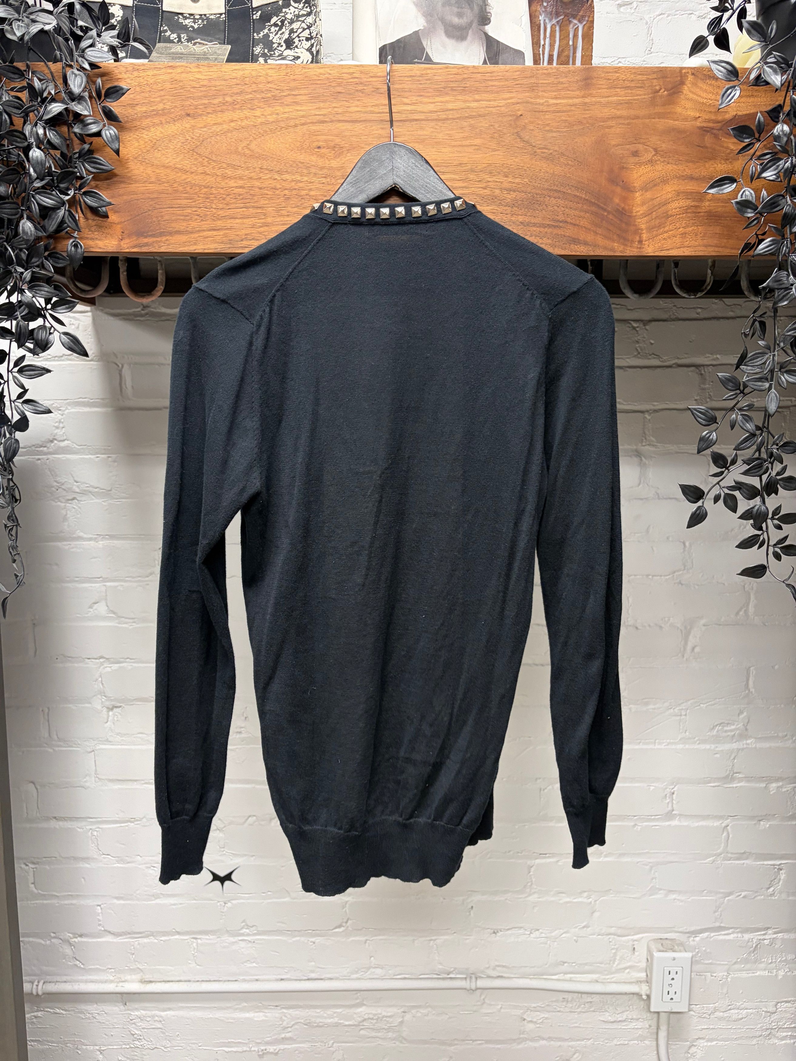 Hysteric Glamour Hysteric Glamour Studded Black Cardigan Size US S / EU 44-46 / 1 - 4 Thumbnail