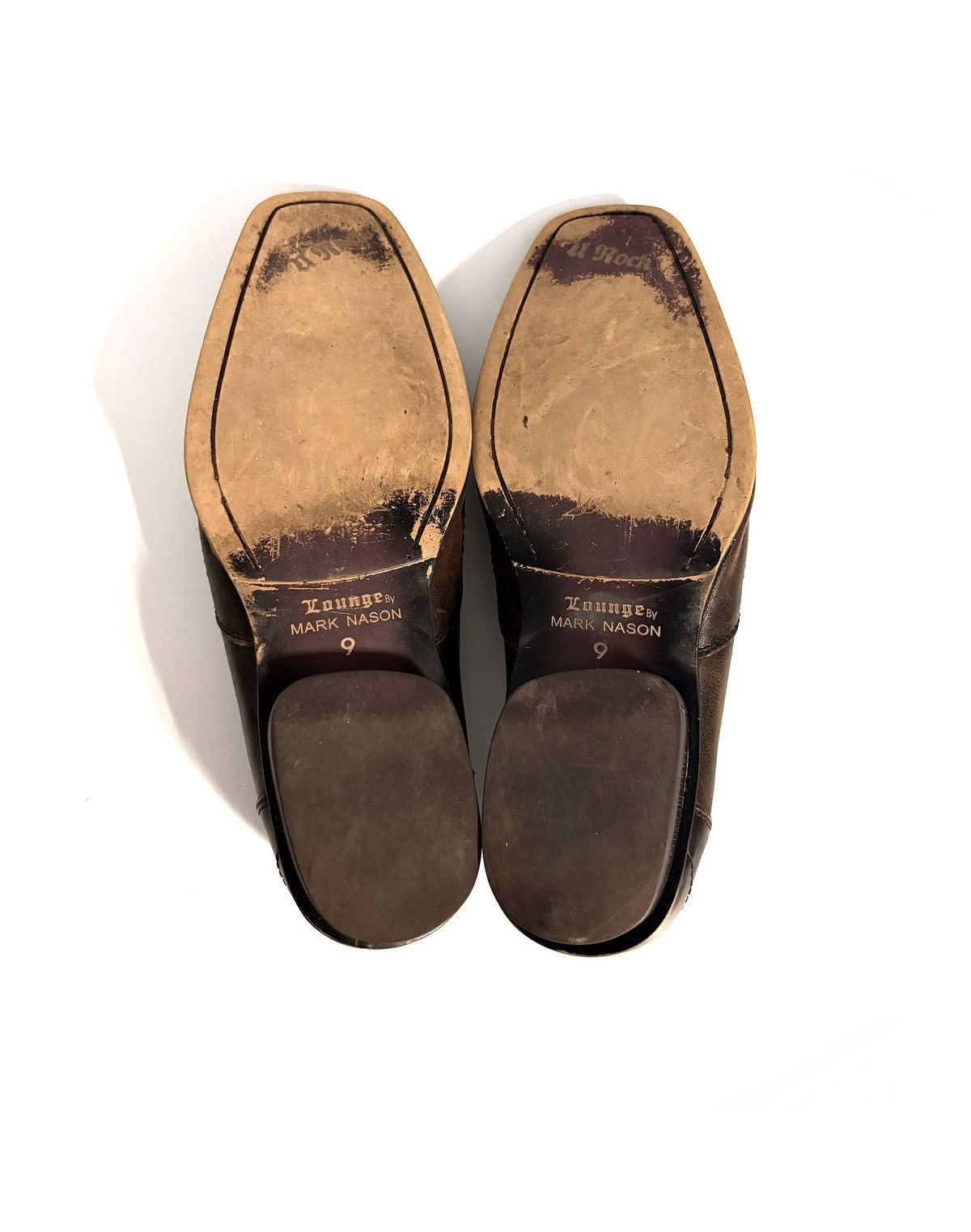 Mark Nason Leather Rock N' Roll Square Toe Dress Shoes - ilac.rochib.com
