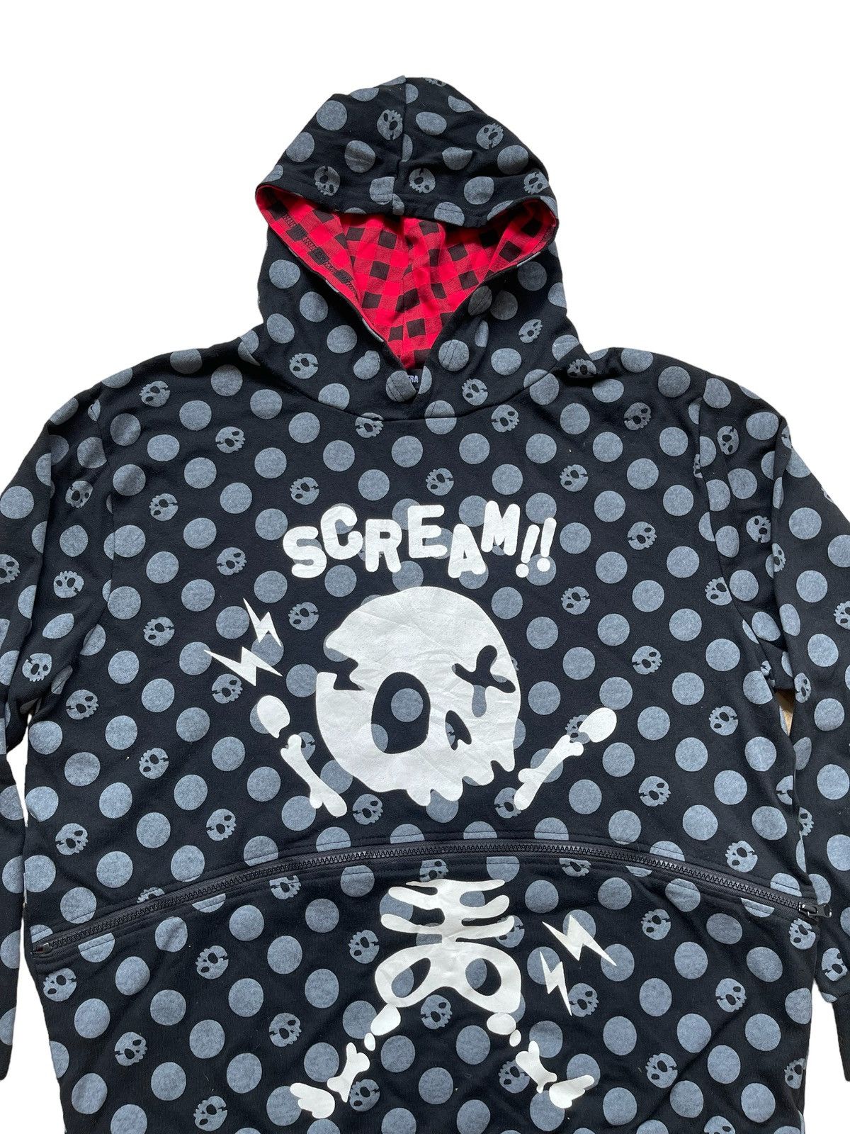 Beauty Beast × If Six Was Nine × Japanese Brand Y2K Space Opera Skull Fullprint Japanese Brand Hoodie Size US XL / EU 56 / 4 - 5 Thumbnail