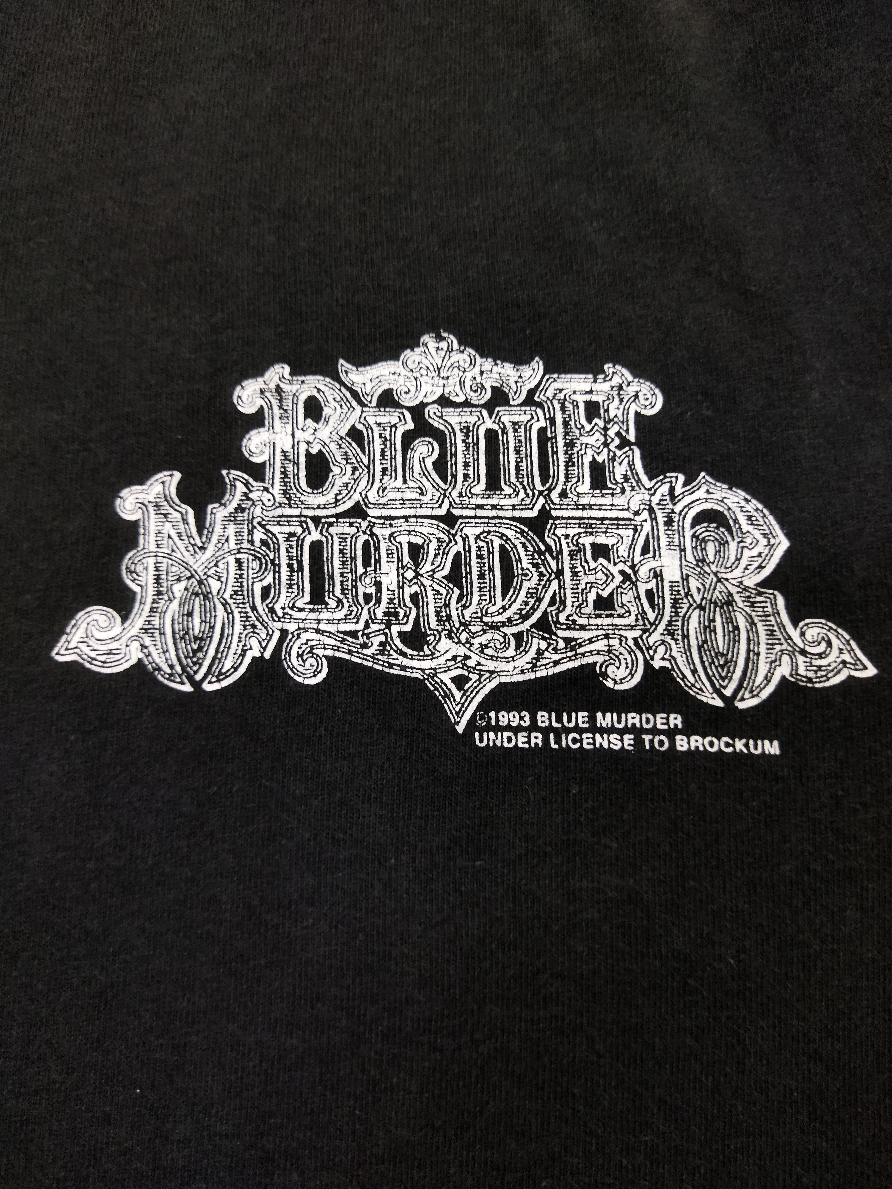 Band Tees Vintage 1993 Blue Murder Nothin' But Trouble Tee Size US L / EU 52-54 / 3 - 2 Thumbnail