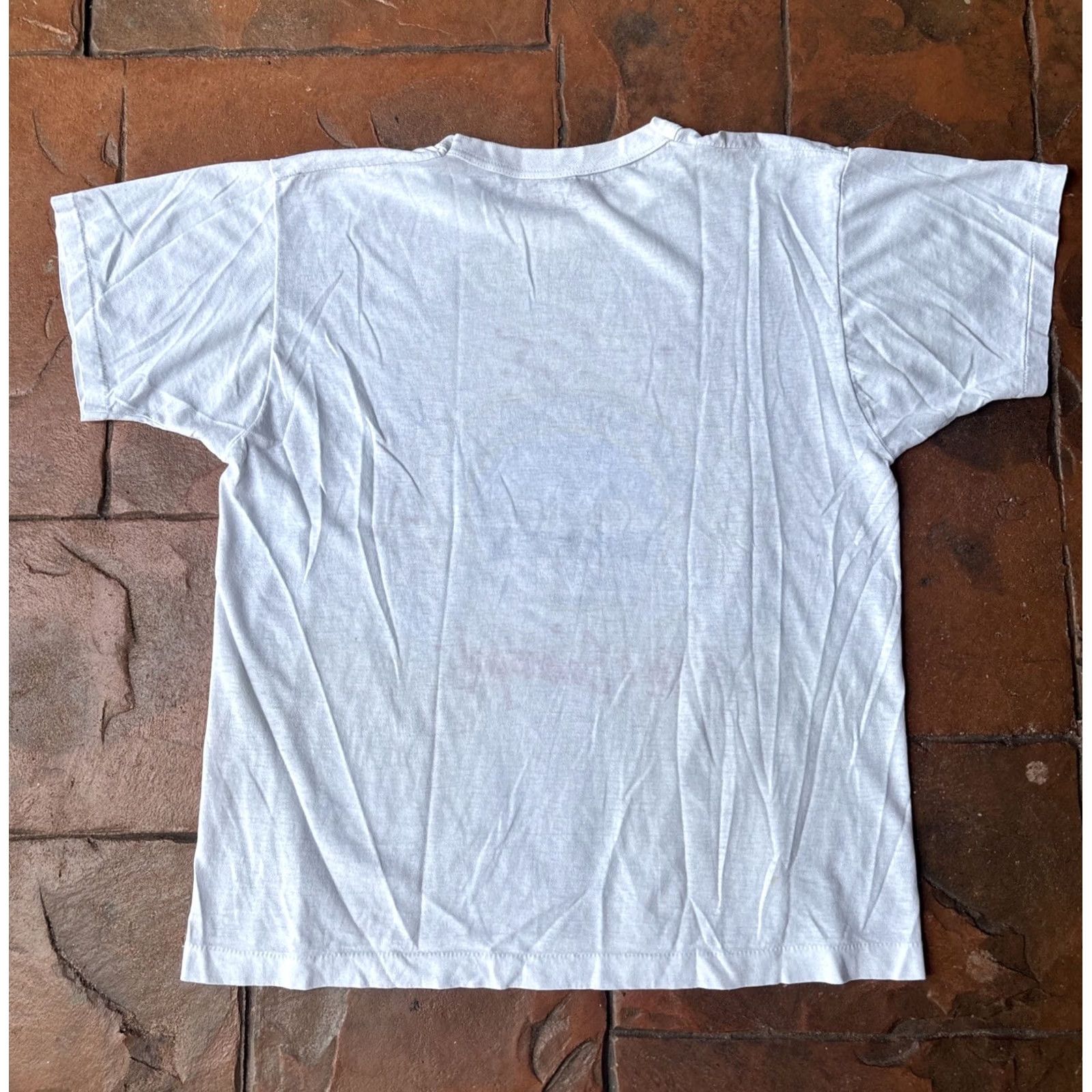 Vintage VINTAGE Sovereign of the Seas Cruise Ship Promo T-Shirt Large White Crew Neck Short Sleeve Cotton Logo Mens 80s Ship Theme 80s Size US L / EU 52-54 / 3 - 3 Thumbnail