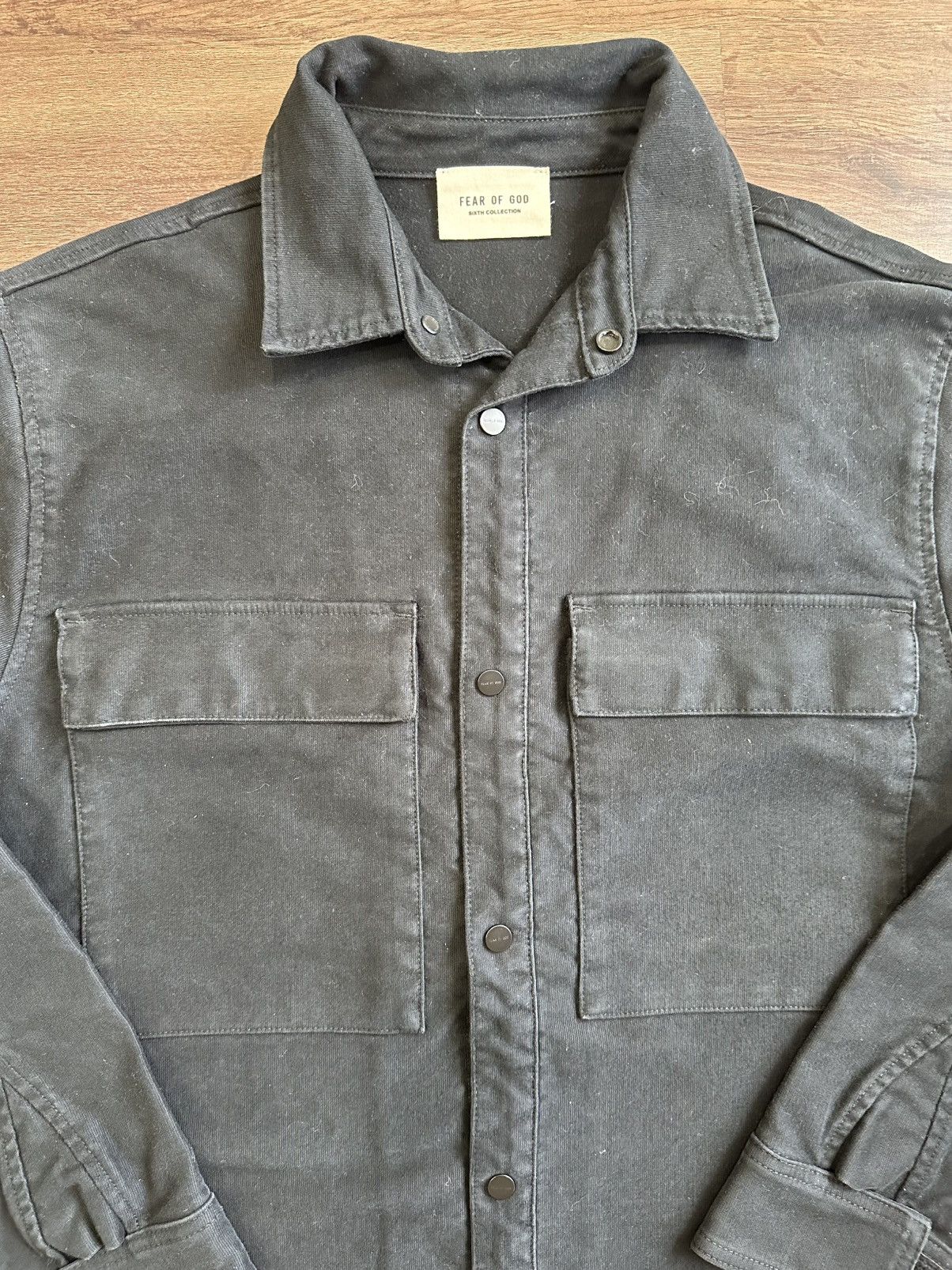 Fear of God Fear of God 6th Black Work Jacket/Shirt Size US M / EU 48-50 / 2 - 2 Thumbnail