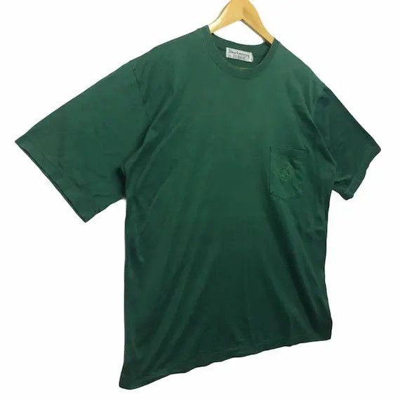 Burberry Vtg BURBERRY London Pure Cotton Made in England Tee Shirt Size US M / EU 48-50 / 2 - 4 Thumbnail
