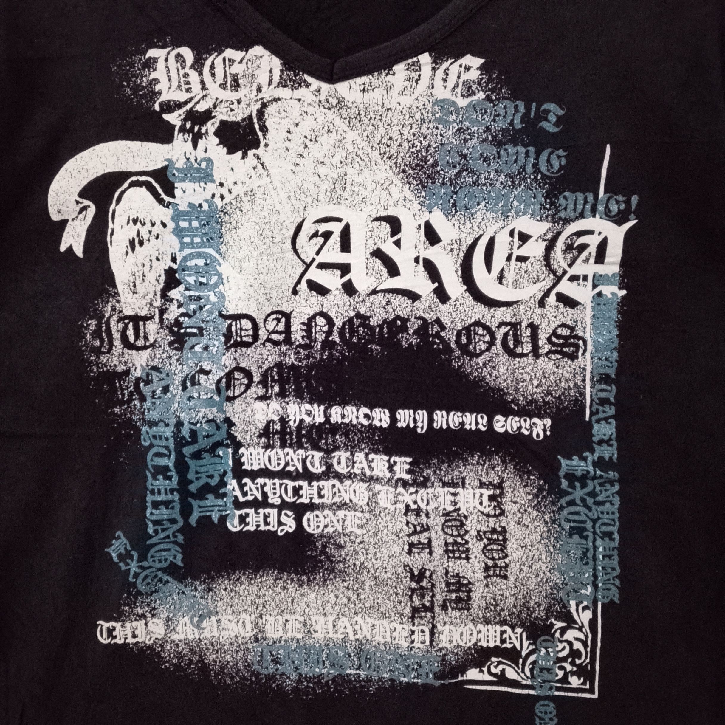 If Six Was Nine ST-Rat Poem Graphics Tee Punk LGB Style Size US M / EU 48-50 / 2 - 3 Thumbnail