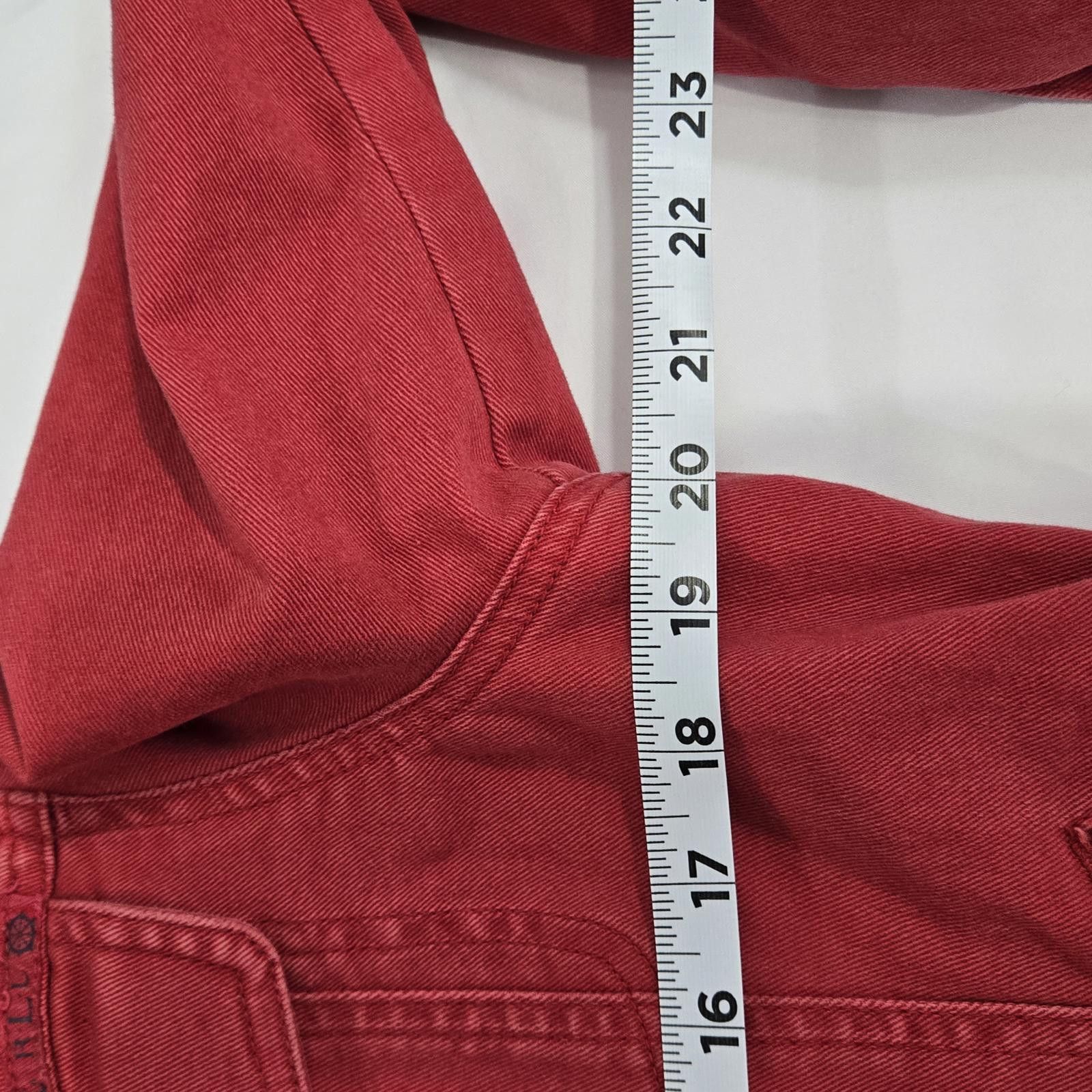 Polo Ralph Lauren Ralph Lauren Denim Jacket Red Vintage Size L Womens Size L / US 10 / IT 46 - 5 Thumbnail