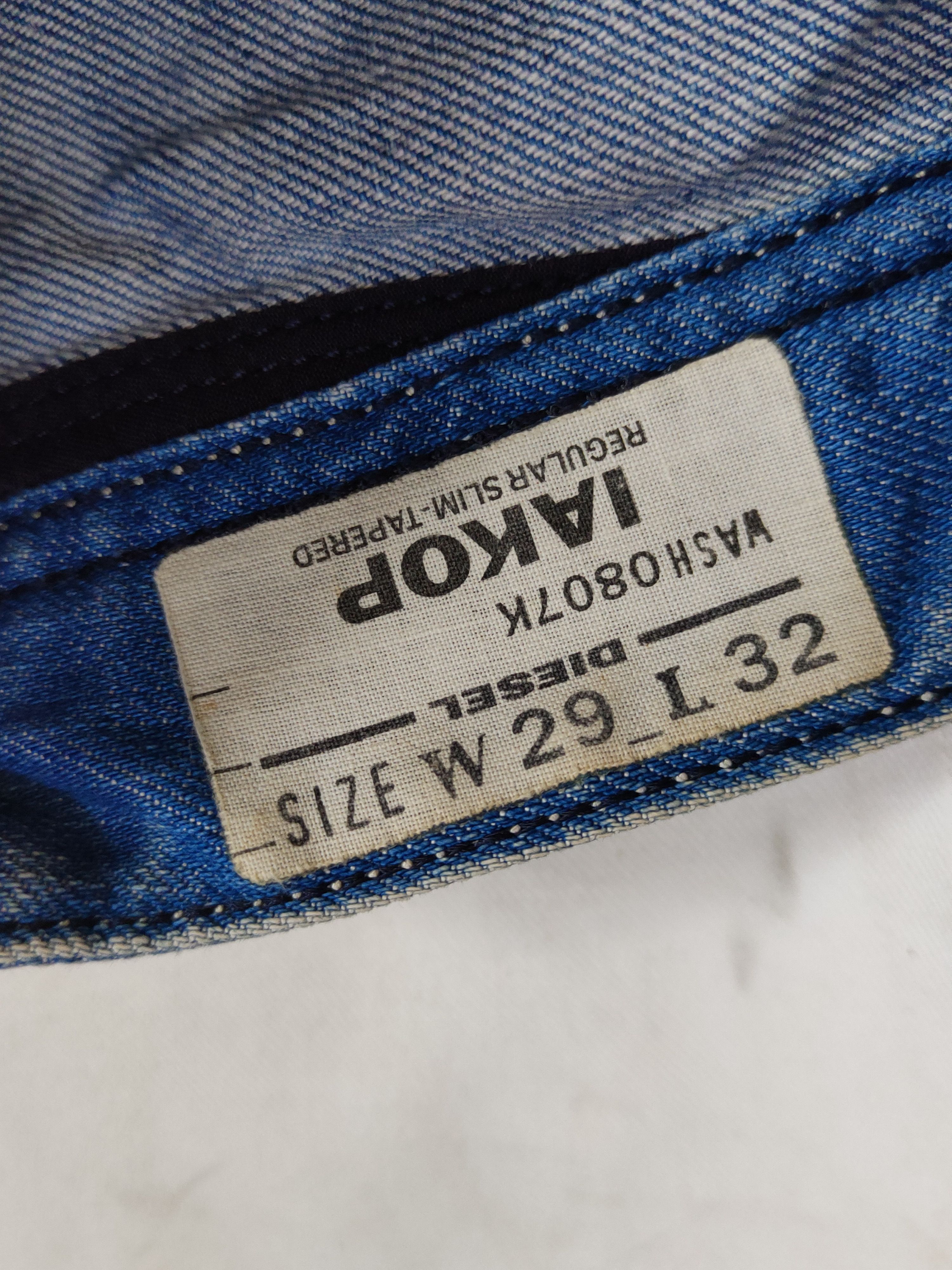 Diesel Diesel Industry Blue Faded Distressed Ripped Jeans #S2052 Size US 29 - 20 Thumbnail