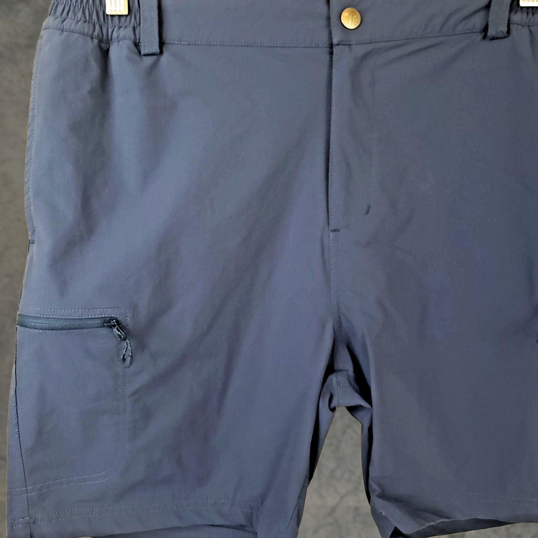 LIV Outdoor Outdoor Men's 34-39"x7" Blue Stretch Tactical Hiking Shorts Shirt? Size US 39 - 1 Thumbnail