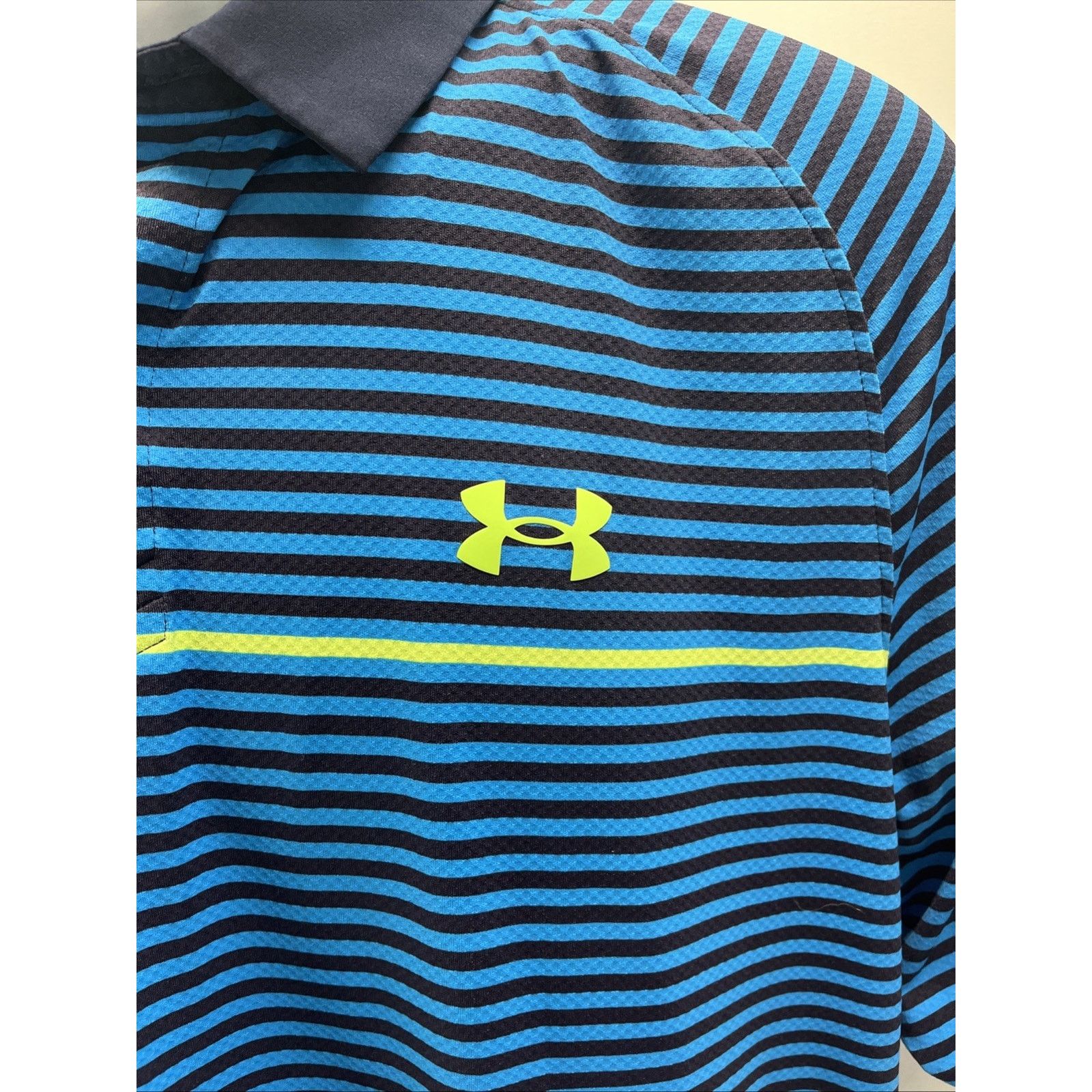 Under Armour Under Armour Men's UA Iso-Chill Striped Polo Large Size US L / EU 52-54 / 3 - 3 Thumbnail