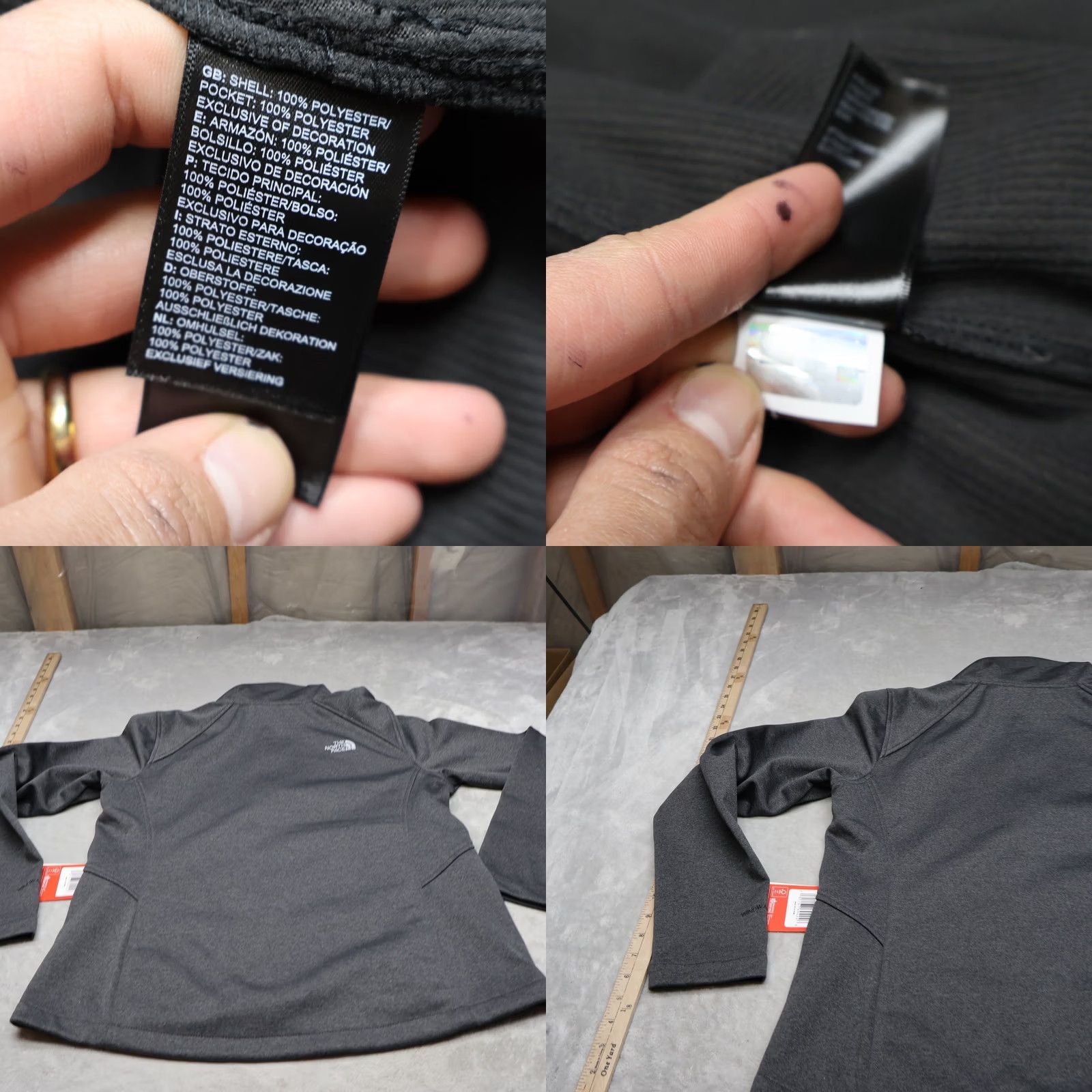 The North Face VINTAGE The North Face Jacket Womens L Grey Ridgeline Softshell WindWall Slim LOGO NWD Size L / US 10 / IT 46 - 9 Thumbnail
