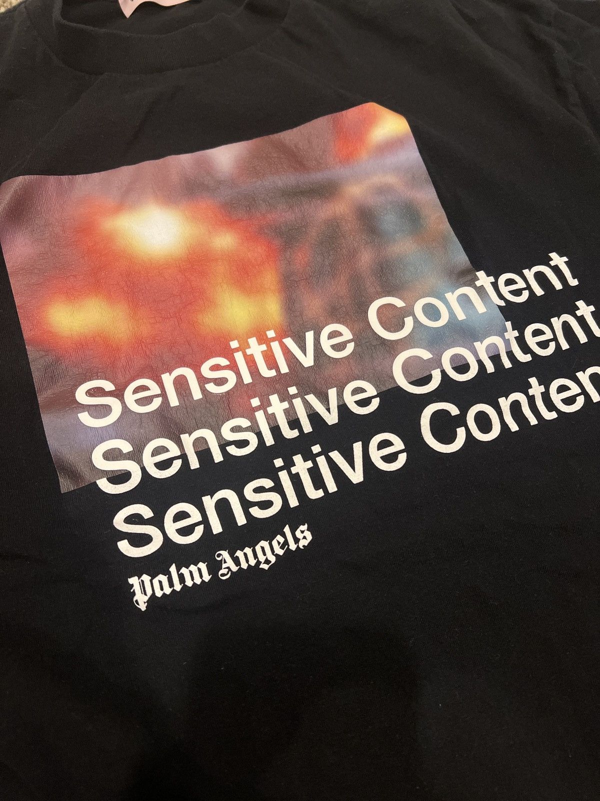 Palm Angels Palm Angels Sensitive Content Tee Size US S / EU 44-46 / 1 - 2 Thumbnail