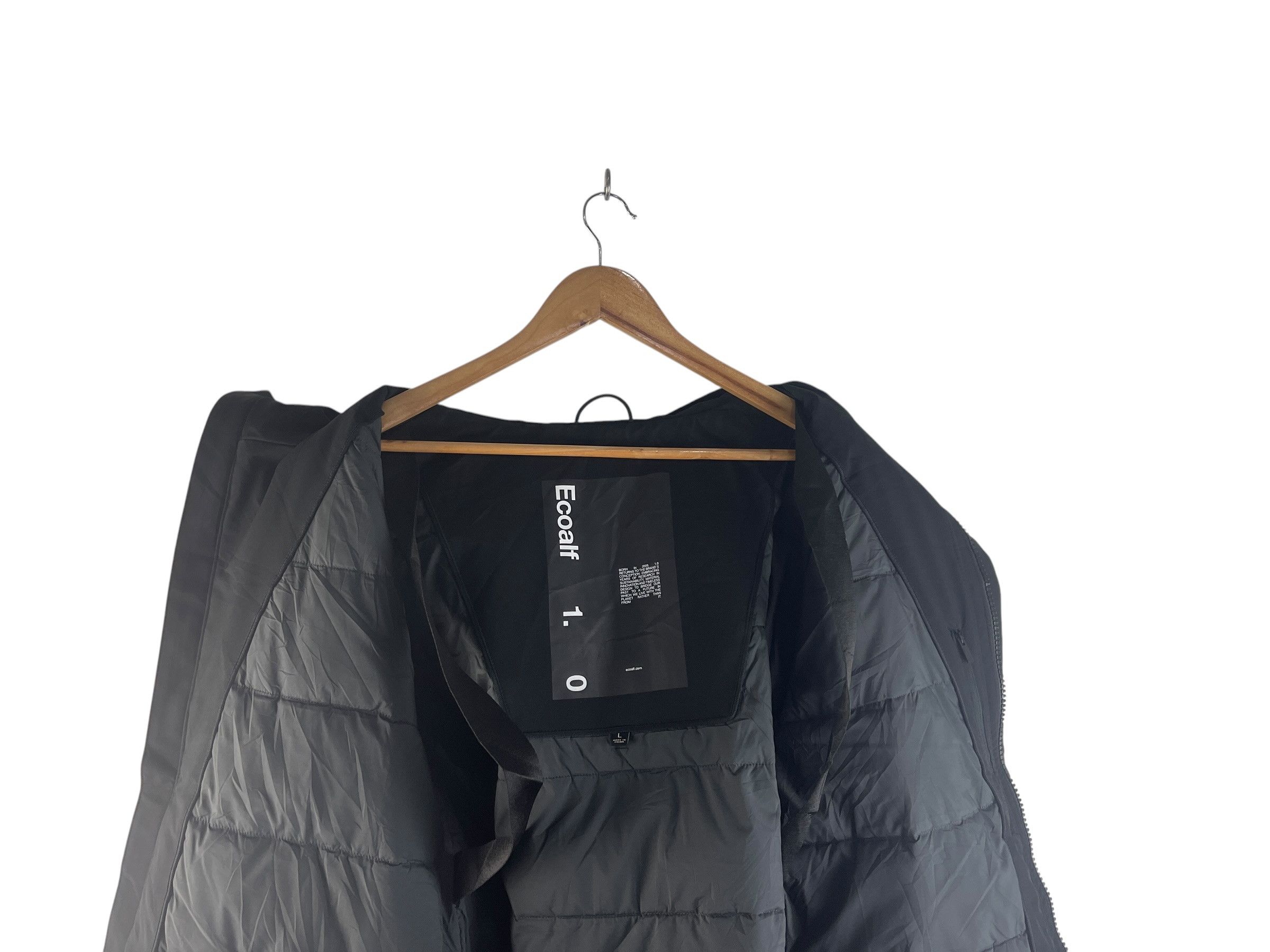 ECOALF Ecoalf Hooded Insulated Jacket Black Minimal Techwear Park Size US L / EU 52-54 / 3 - 10 Thumbnail