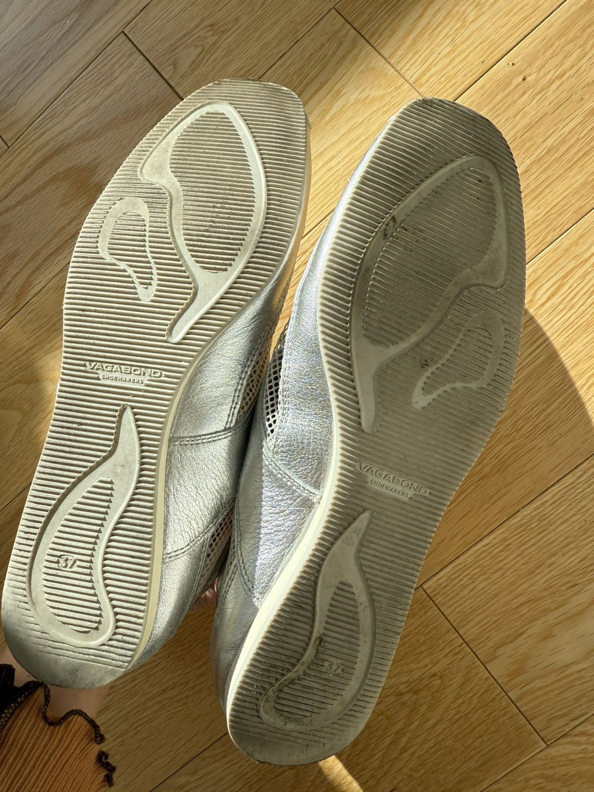 Vagabond Mesh Silver sneakers Size US 7 / IT 37 - 3 Thumbnail