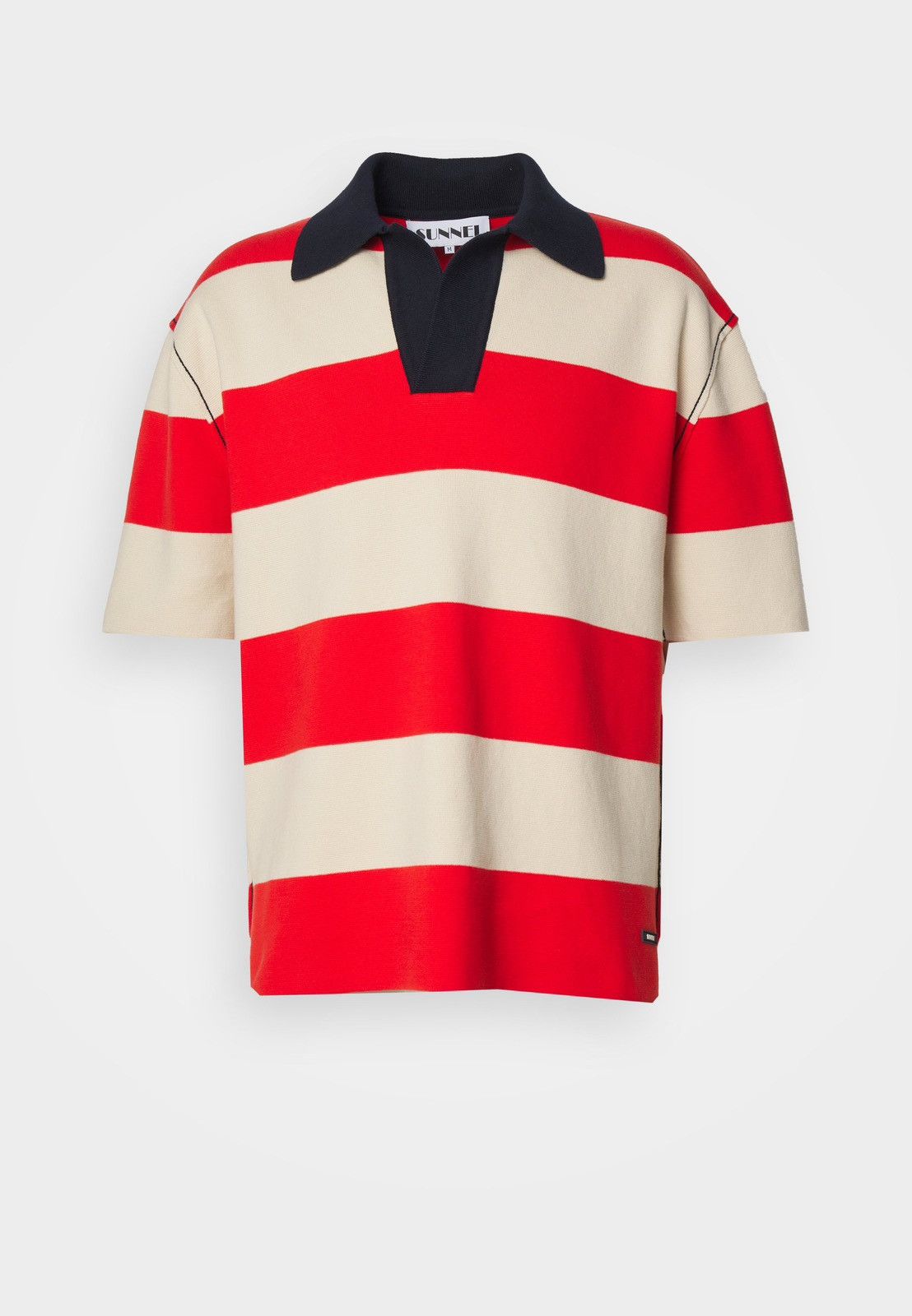 Sunnei !DS! SS23 Sunnei Maglia Unita S/S Stripped Polo Tee Size US M / EU 48-50 / 2 - 2 Thumbnail