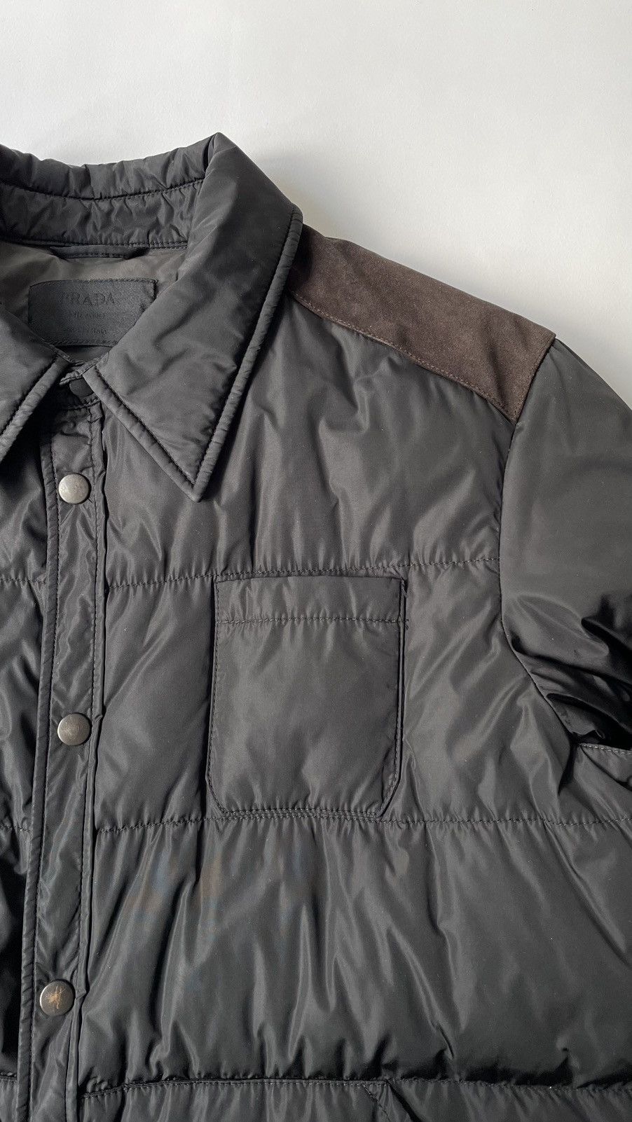 Prada Black Nylon ‘Hunter’ Down Jacket Size US L / EU 52-54 / 3 - 5 Thumbnail