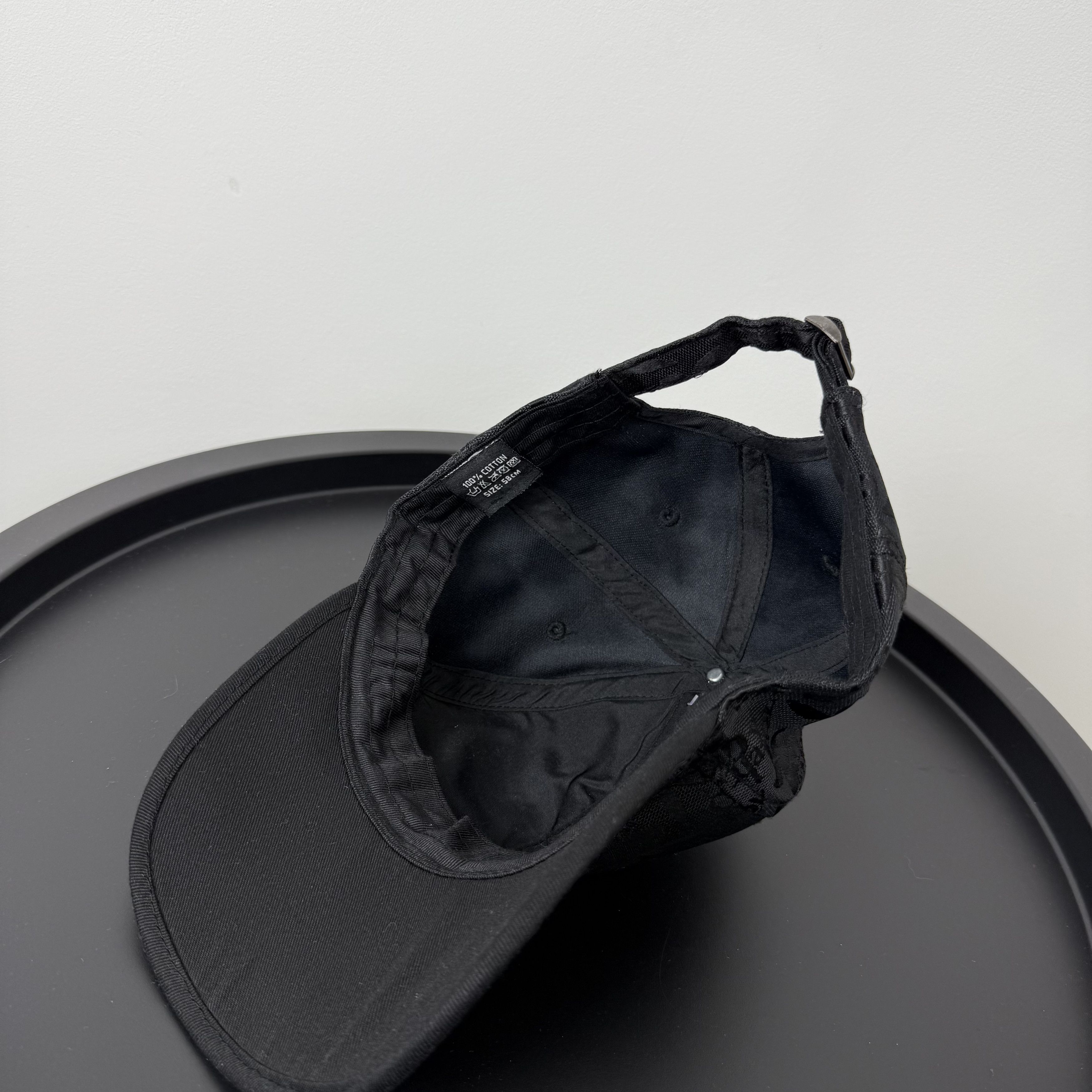 Playboy Vintage PLAYBOY Y2K Black Canvas Baseball Cap Hat Size ONE SIZE - 7 Thumbnail