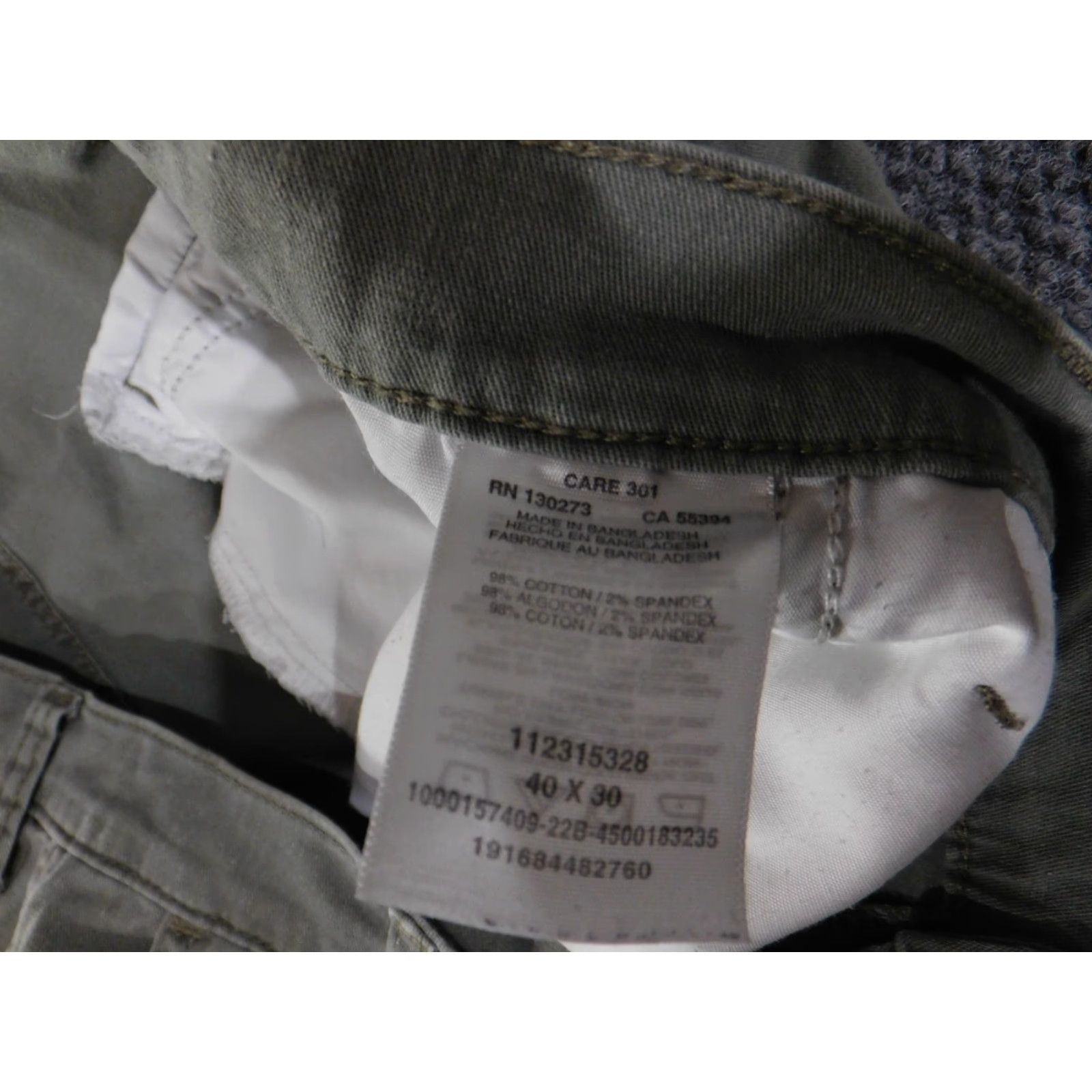 Wrangler Wrangler Cargo Pants Mens 40x30 Green Utility Pockets Casual Workwear Straight Leg Cargo Pocket Size US 40 / EU 56 - 5 Thumbnail