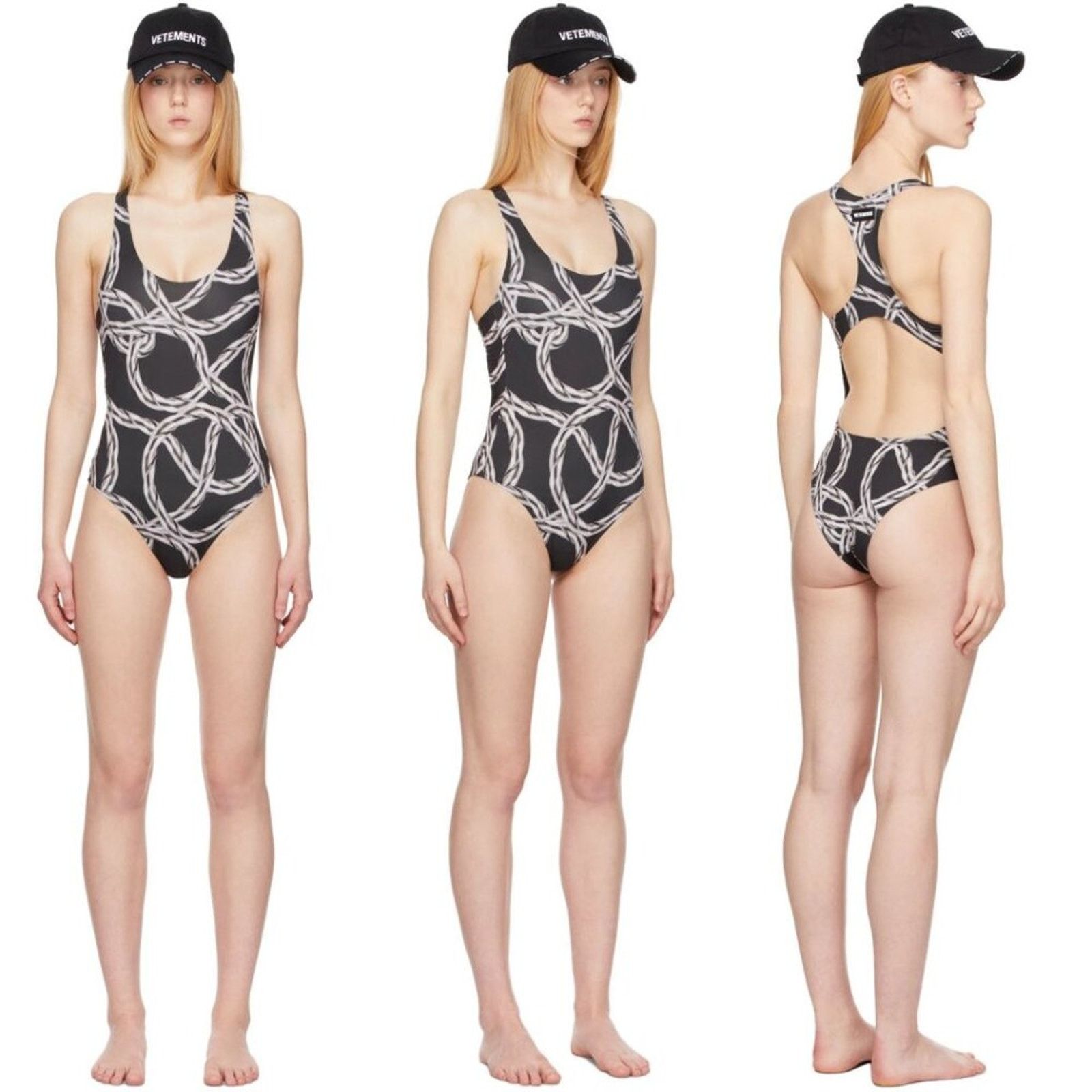 Vetements NWT Vetements Silver Chain Open Back One Piece Swimsuit L Size L / US 10 / IT 46 - 1 Thumbnail