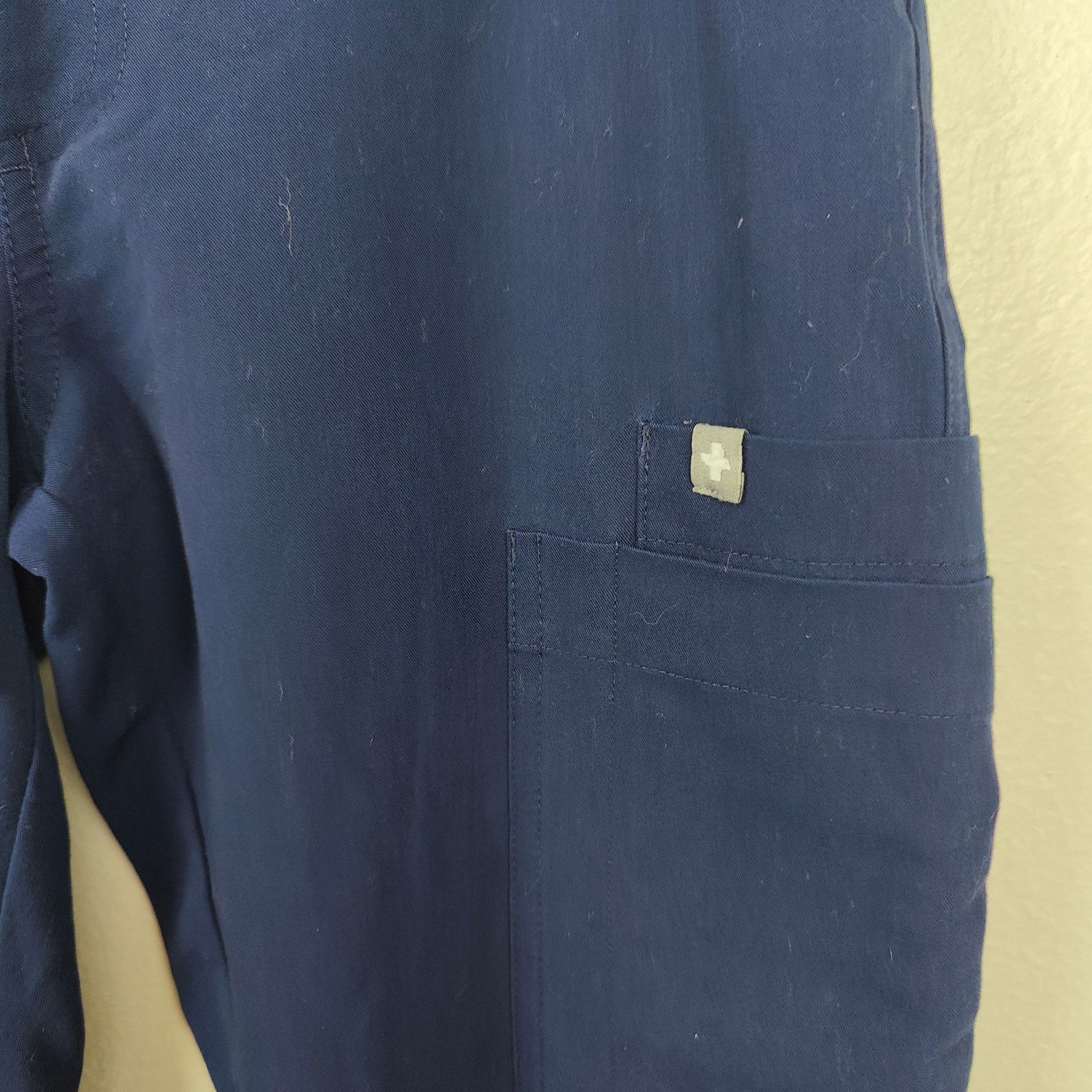 Other Figs Yola Skinny Scrub Pants Womens XXS T Tall Navy Blue Size 24" / US 00 / IT 34 - 3 Thumbnail