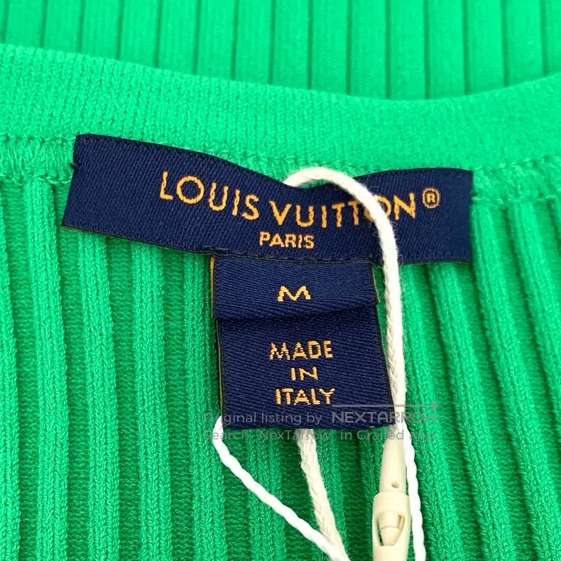 Louis Vuitton Louis Vuitton Yayoi Kusama 23 Green Chain Crew Neck Sleeve Size M / US 6-8 / IT 42-44 - 5 Thumbnail