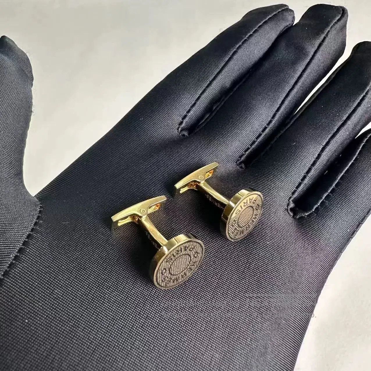 Hermes Hermes Men's Shirt Cufflinks. Size ONE SIZE - 2 Thumbnail