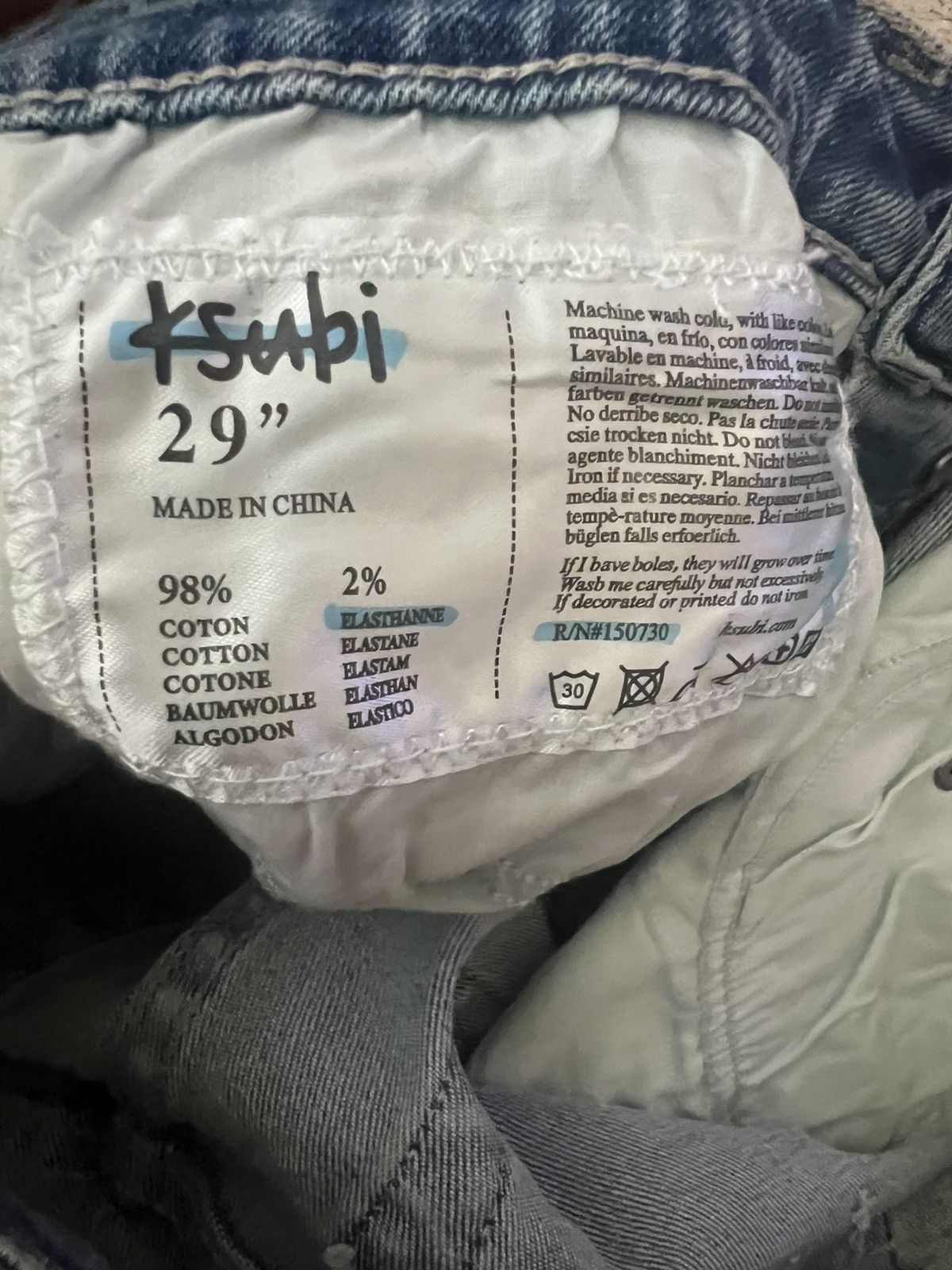 Ksubi Ksubi Jeans Mens Chitch Punk Thrashed Slim Blue Size 29/32 Size US 29 - 7 Thumbnail