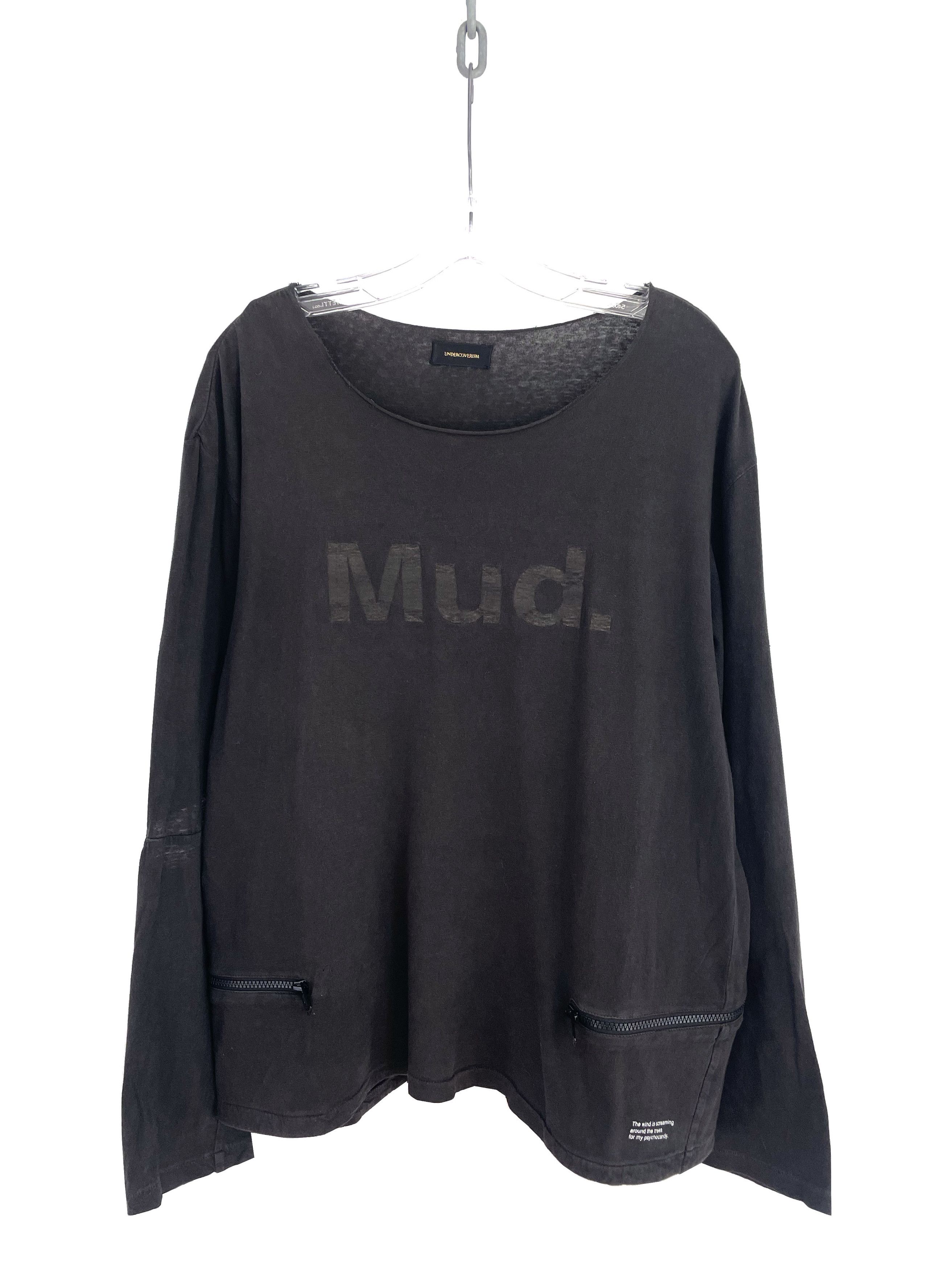 image of Undercover Aw14 Mud Rug Zipper Shirt in Grey, Men's (Size Medium)