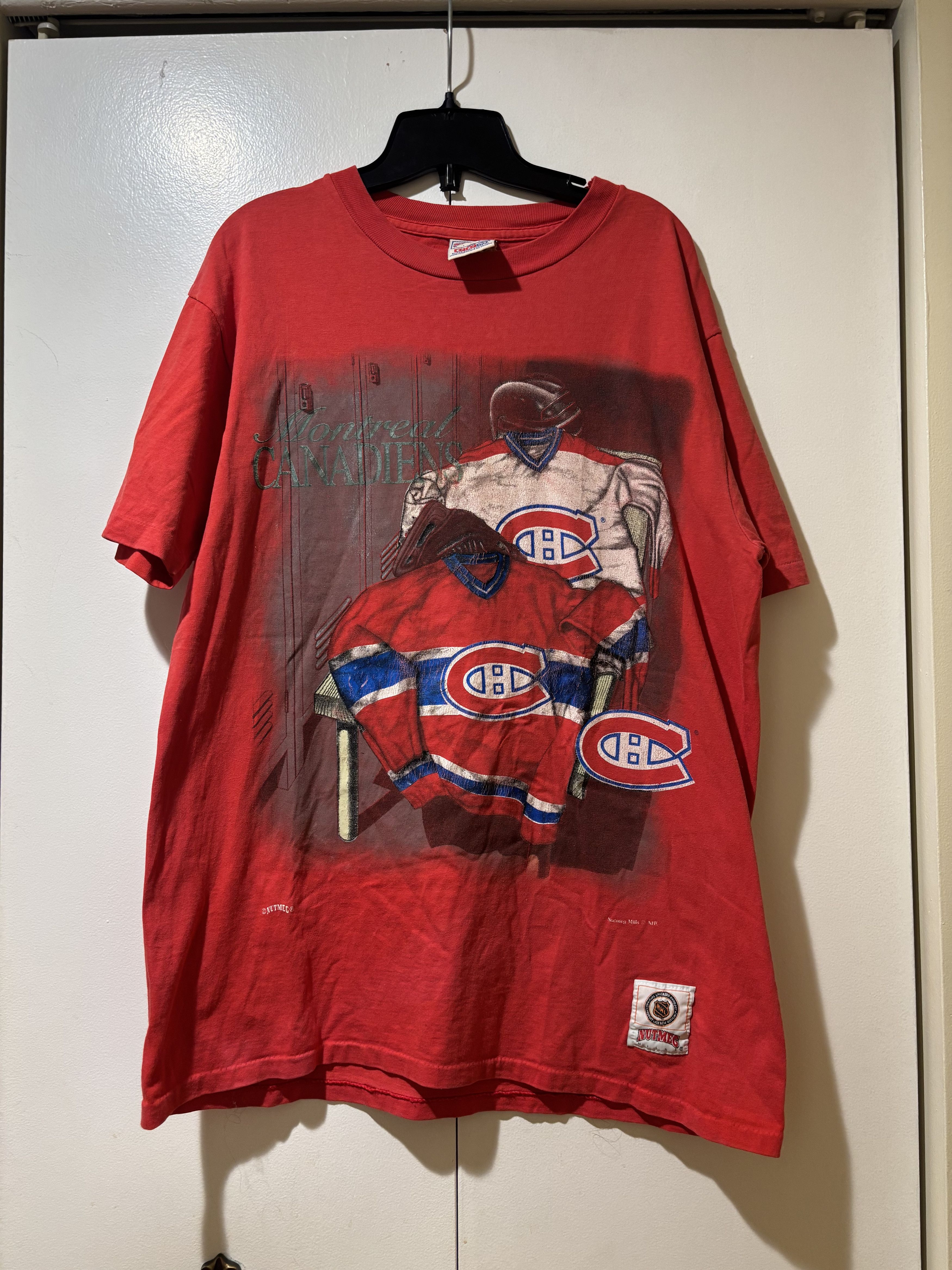 NHL Vintage Montreal Canadiens Nutmeg Shirt Size US M / EU 48-50 / 2 - 2 Thumbnail