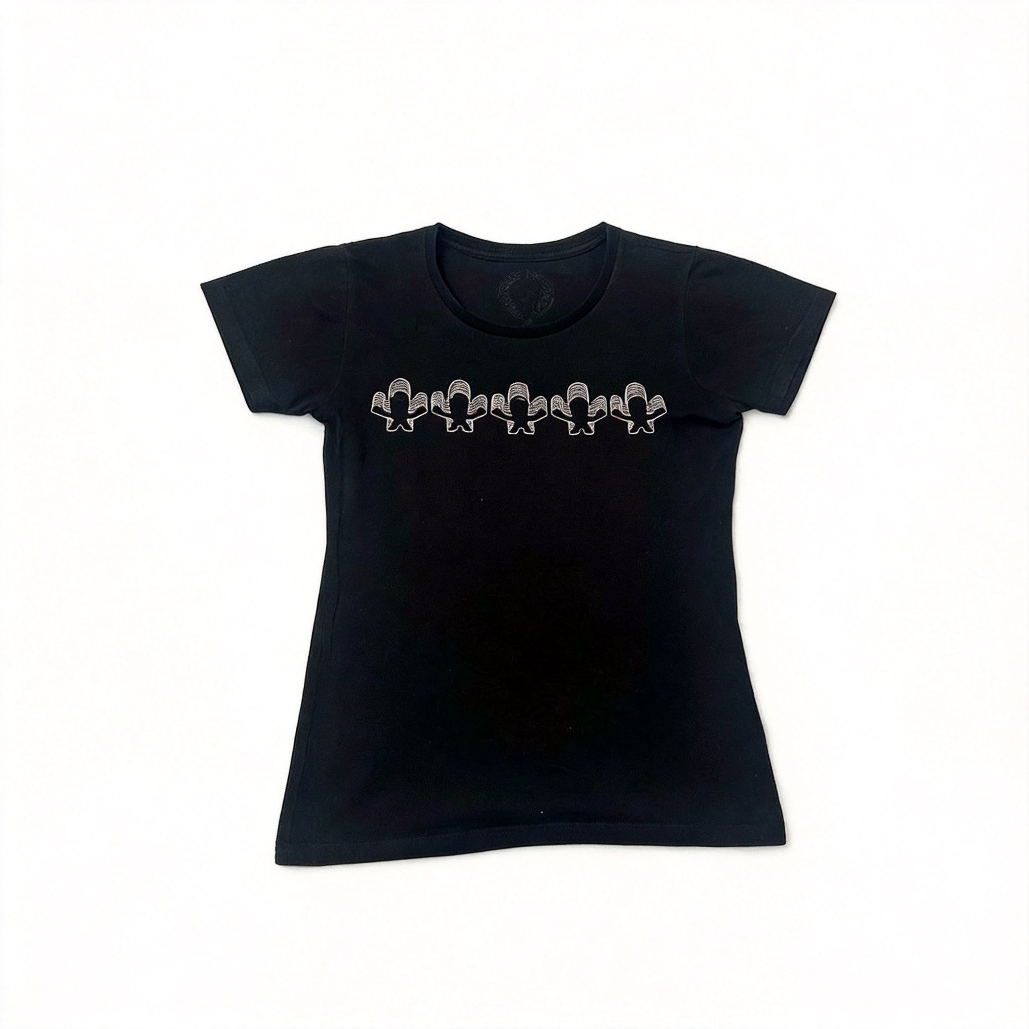 Chrome Hearts Kids 6y Chrome Heart Short Sleeve Pink & Black | Grailed