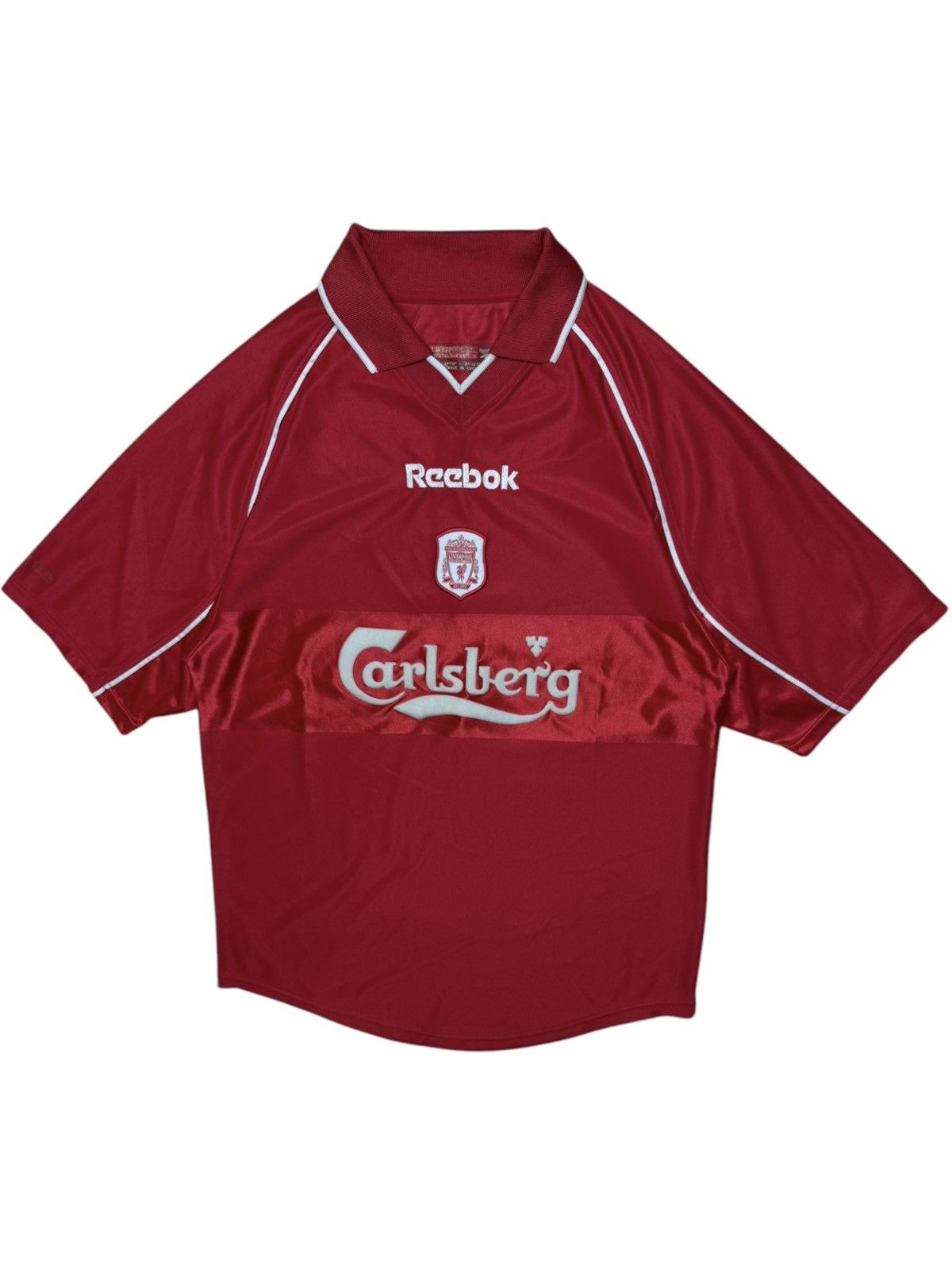 Reebok Liverpool Home Football Shirt 2000/02 Young L Reebok D774 Size US S / EU 44-46 / 1 - 3 Thumbnail