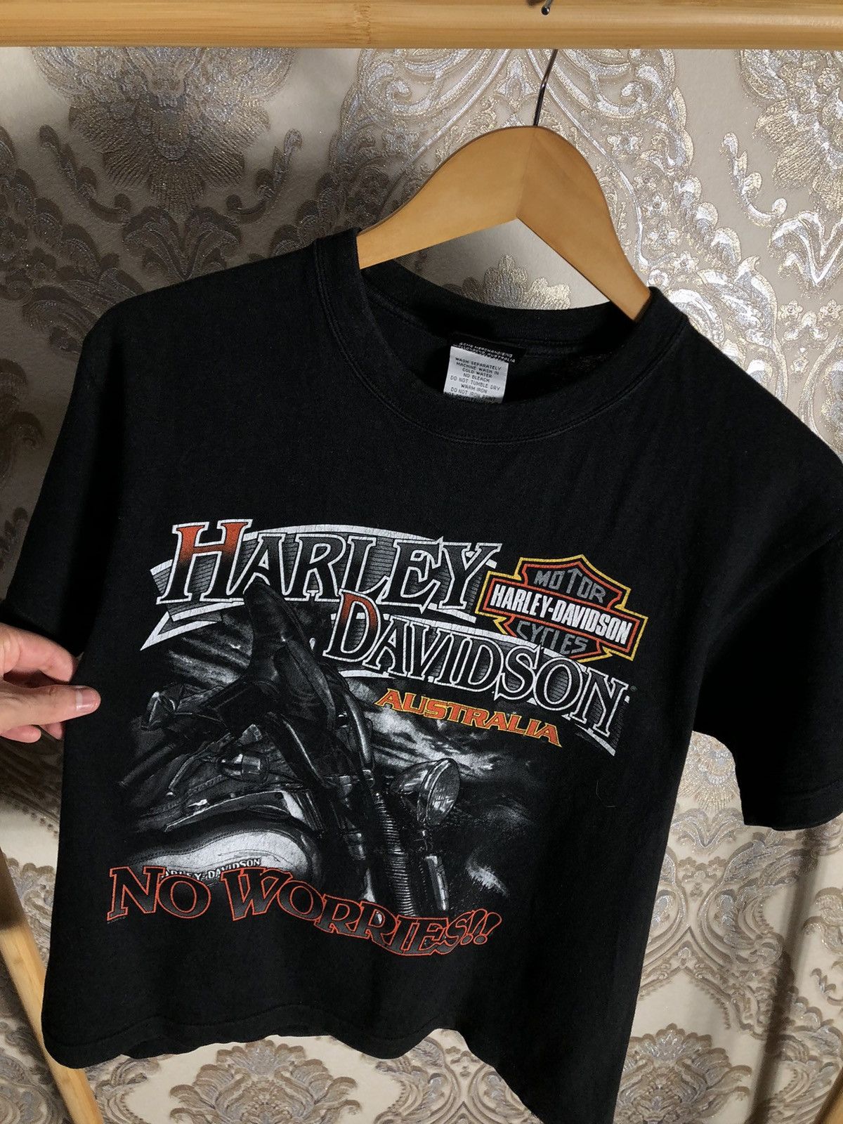Harley Davidson VINTAGE HARLEY DAVIDSON MOTORCYCLE AUSTRALIA RETRO Y2K 90s Size US S / EU 44-46 / 1 - 2 Thumbnail