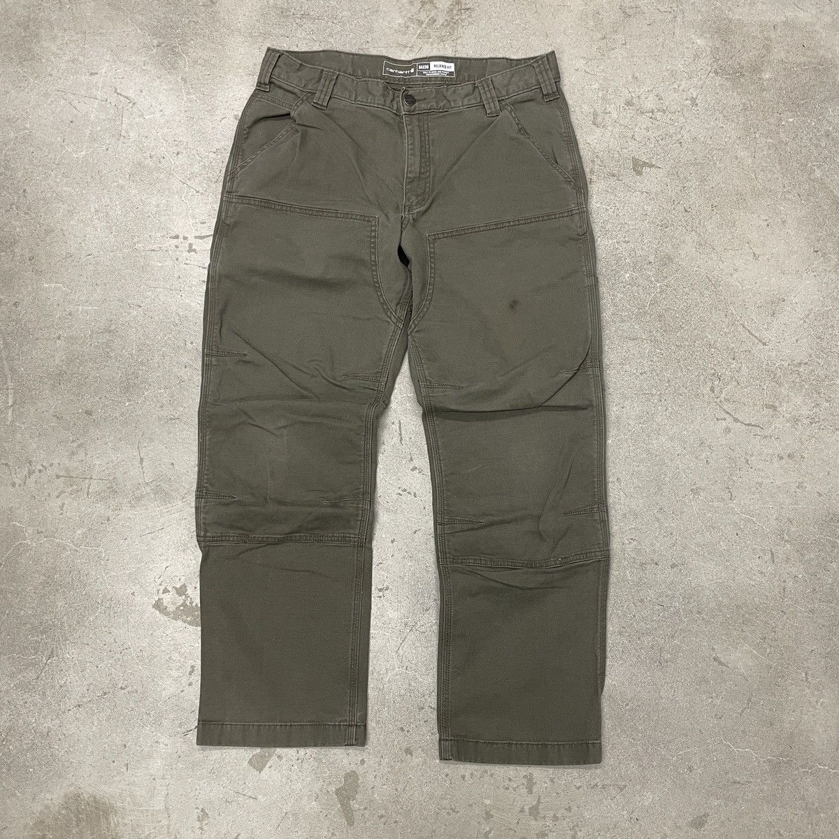 Carhartt Double Knee Green | Grailed