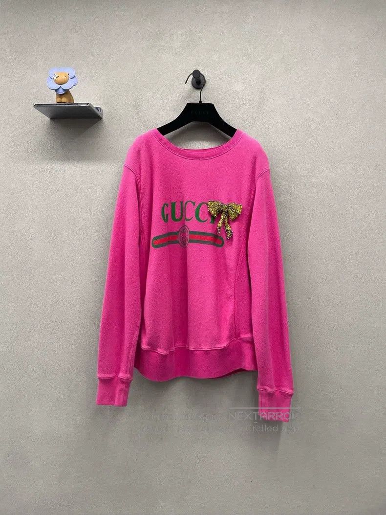 Gucci Gucci Rose-pink sweatshirt Size XS / US 0-2 / IT 36-38 - 1 Thumbnail