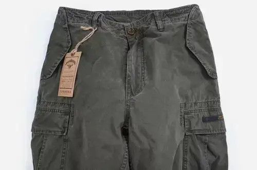 Jean 20SS Indigo Union Japan Olive Washed Jungle Worker Pants Size US 33 - 3 Thumbnail