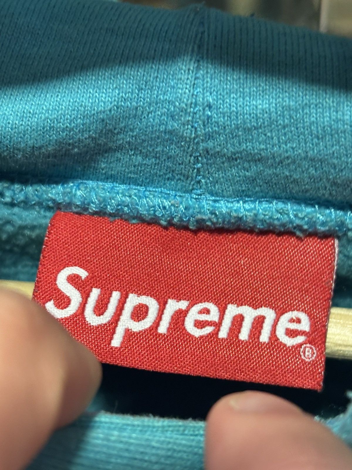 Supreme Supreme S Dot Hoodie Blue Size US L / EU 52-54 / 3 - 5 Thumbnail