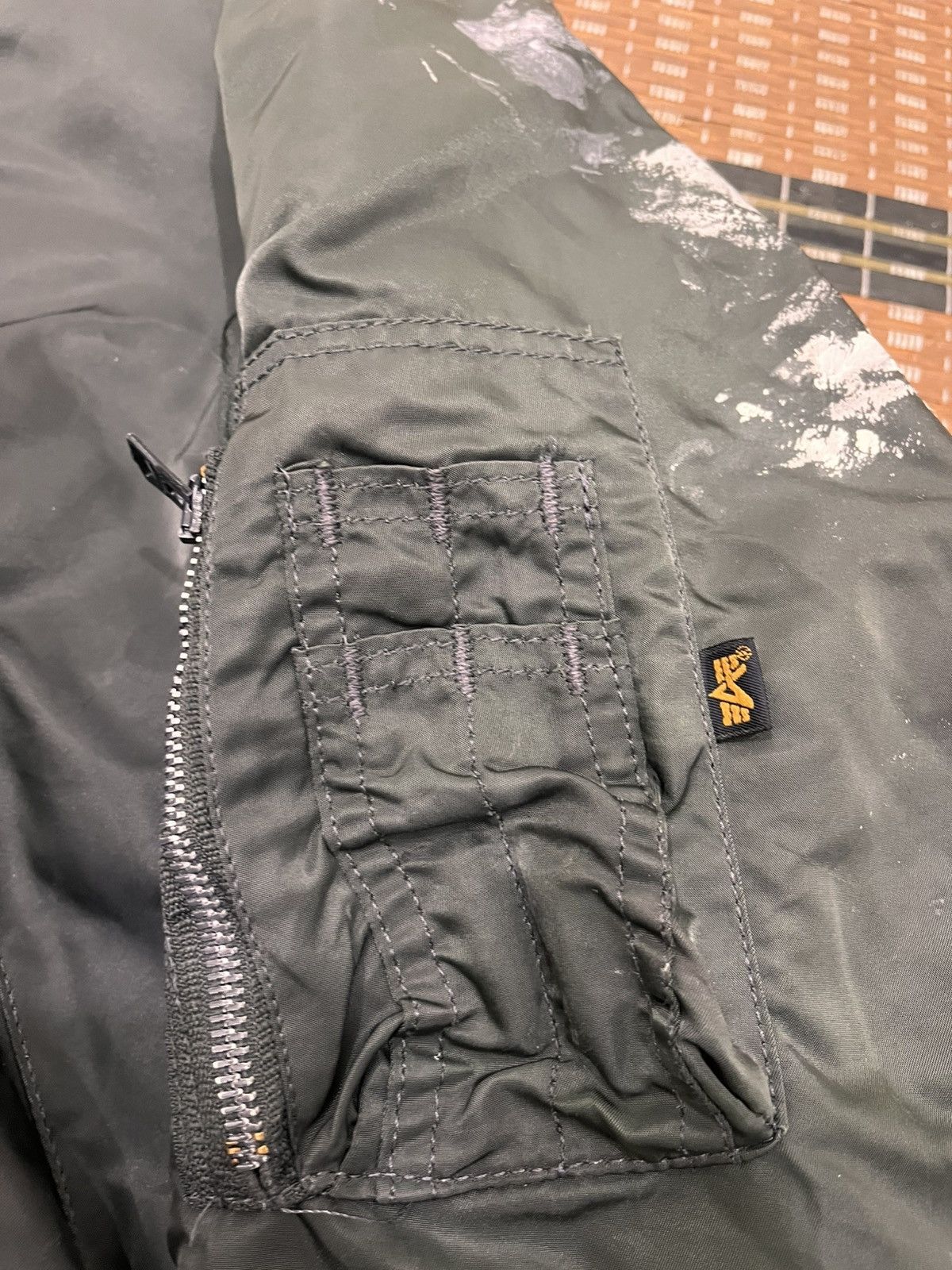 Alpha Industries Alpha Industries Inc Paint Splash MA 1 Bomber Jacket Size US L / EU 52-54 / 3 - 5 Thumbnail