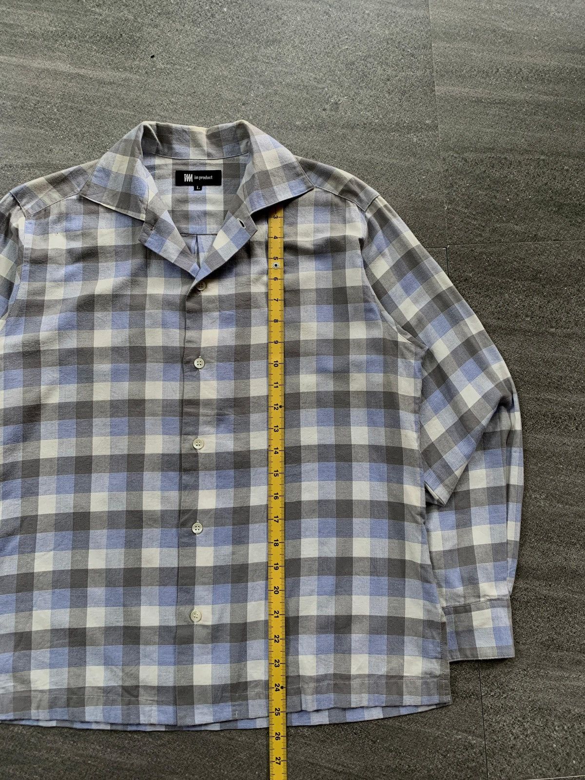 Issey Miyake Plaid Camp Collar Shirts Size US M / EU 48-50 / 2 - 7 Thumbnail