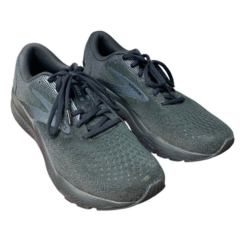 Brooks Brooks Mens Size 11.5 Ghost 16 Black Walking Running Shoes Size US 11.5 / EU 44-45 - 1 Thumbnail