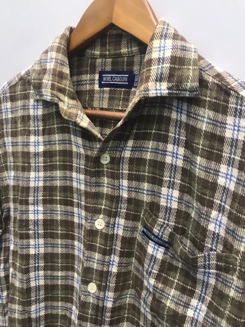Nigel Cabourn NIGEL CABOURN - Cotton Flannel Button Up Shirt Size US M / EU 48-50 / 2 - 4 Thumbnail