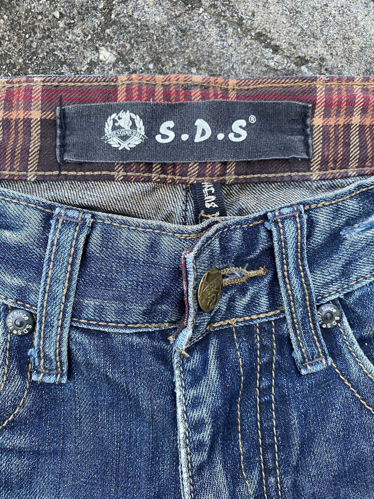 Japanese Brand Japanese Brand SDS Patchwork Kapital Inspired Size US 29 - 8 Thumbnail