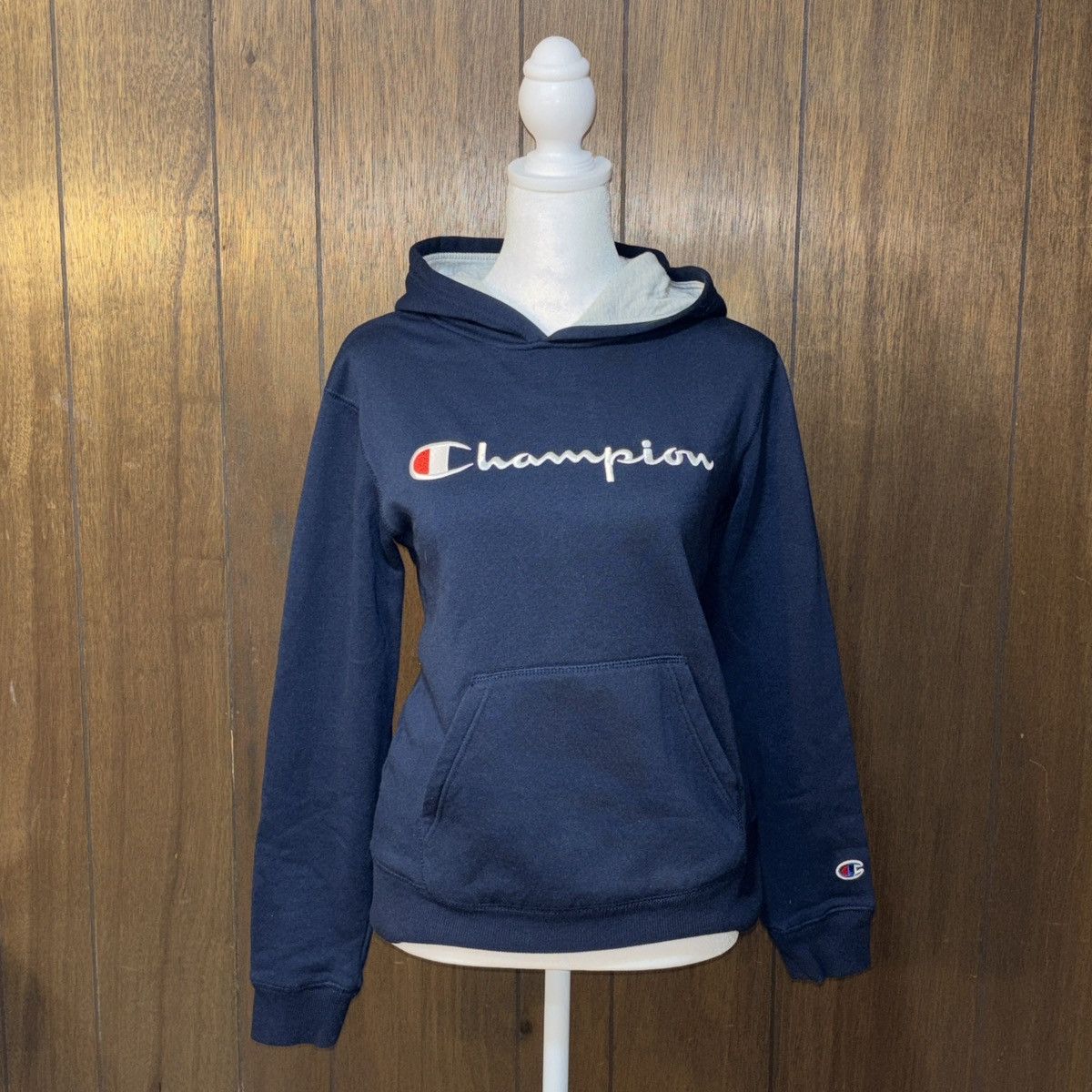 Champion Champion Script Logo Hoodie Women's L Size L / US 10 / IT 46 - 7 Thumbnail
