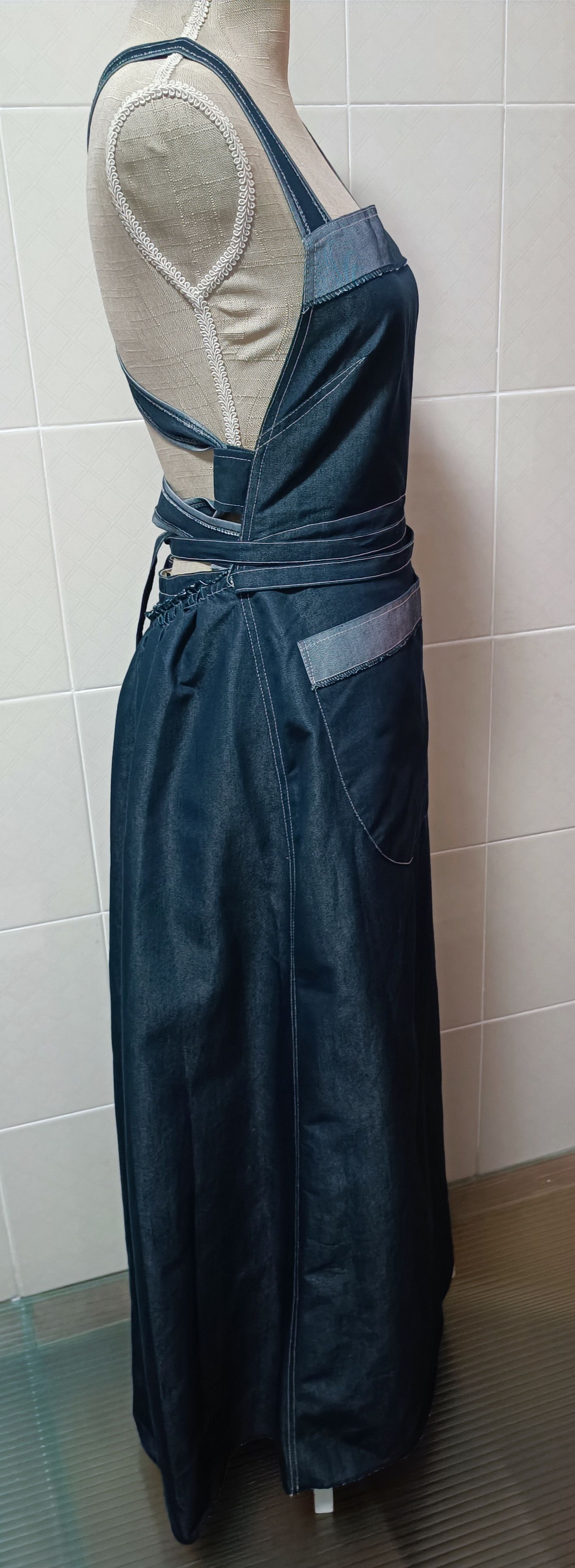 Jean Paul Gaultier 90's - Tank maxi dress Size M / US 6-8 / IT 42-44 - 17 Thumbnail