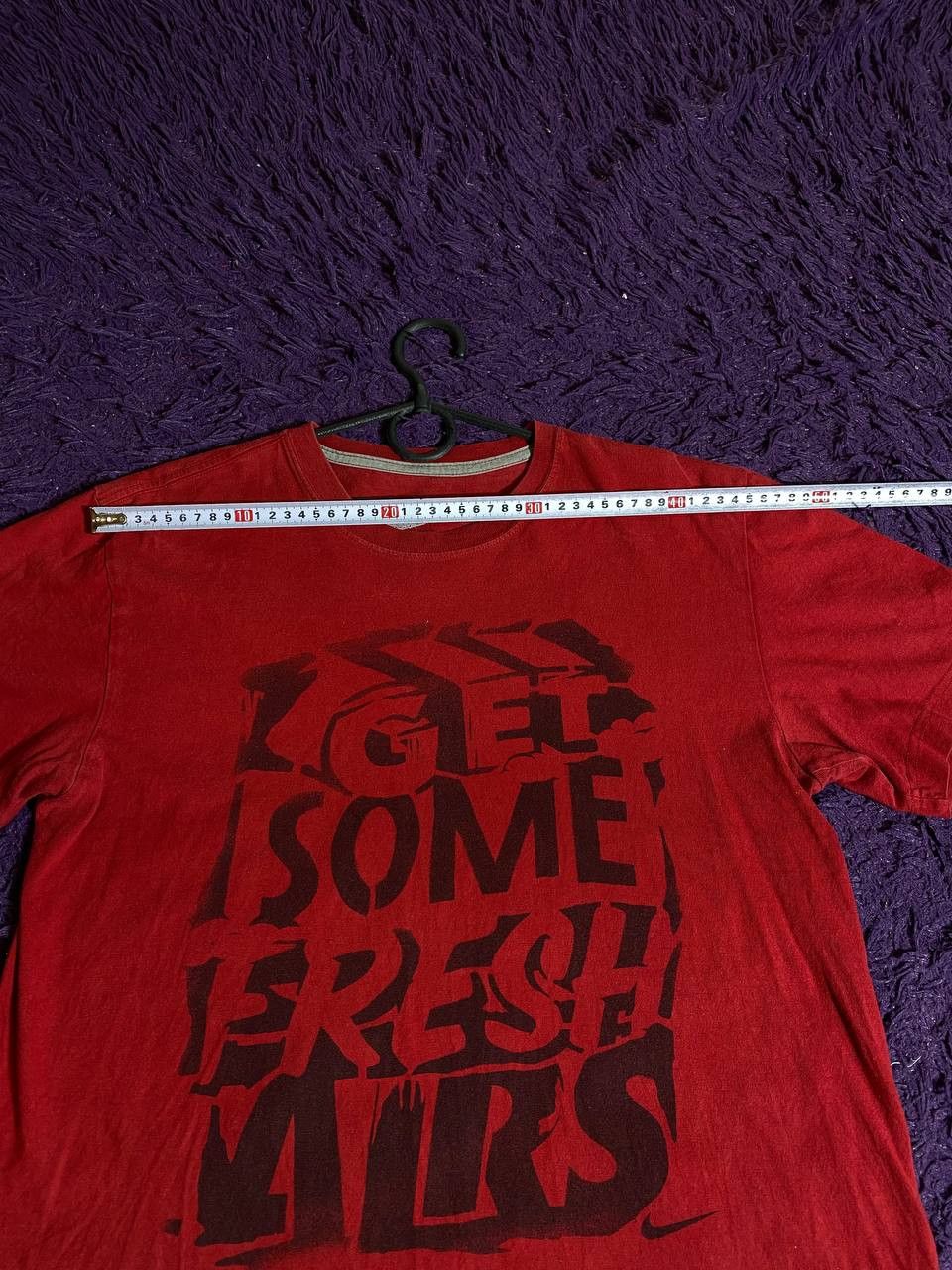 Nike × Vintage 90s Nike Central Swoosh Vintage Y2K Oversized Retro T-Shirt Size US M / EU 48-50 / 2 - 5 Thumbnail