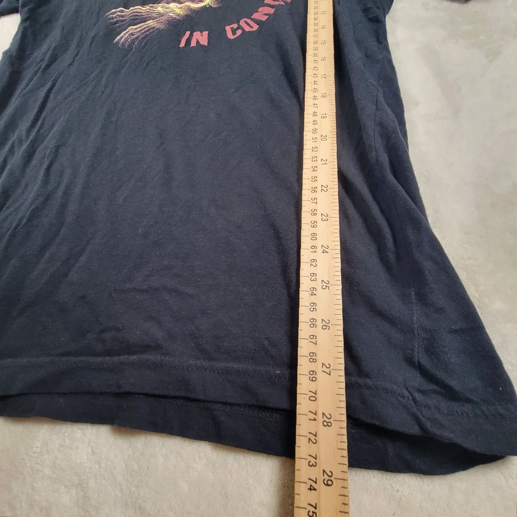 Simons VINTAGE Paul Simon In Concert Shirt mens Small Black Graphic Print T-Shirt Music Classic Rock Punk Crew Neck Short Sleeve Gildan Heavy Cotton Mens Size US S / EU 44-46 / 1 - 5 Thumbnail