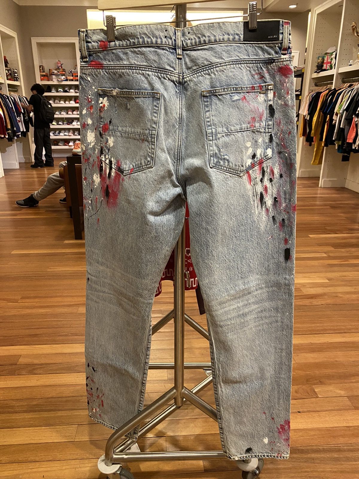Amiri Amiri Straight Fit Splatter Jean 36 Size US 36 / EU 52 - 2 Thumbnail